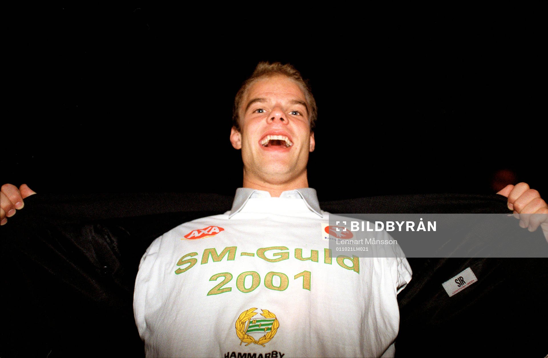 1 Fotboll, SM - guld.  Andreas Hermansson, Hammarby
