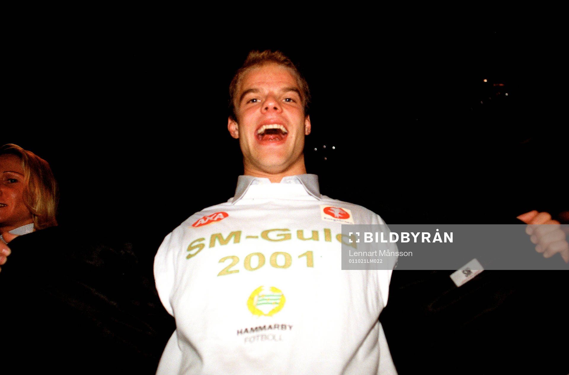 1 Fotboll, SM - guld.  Andreas Hermansson, Hammarby