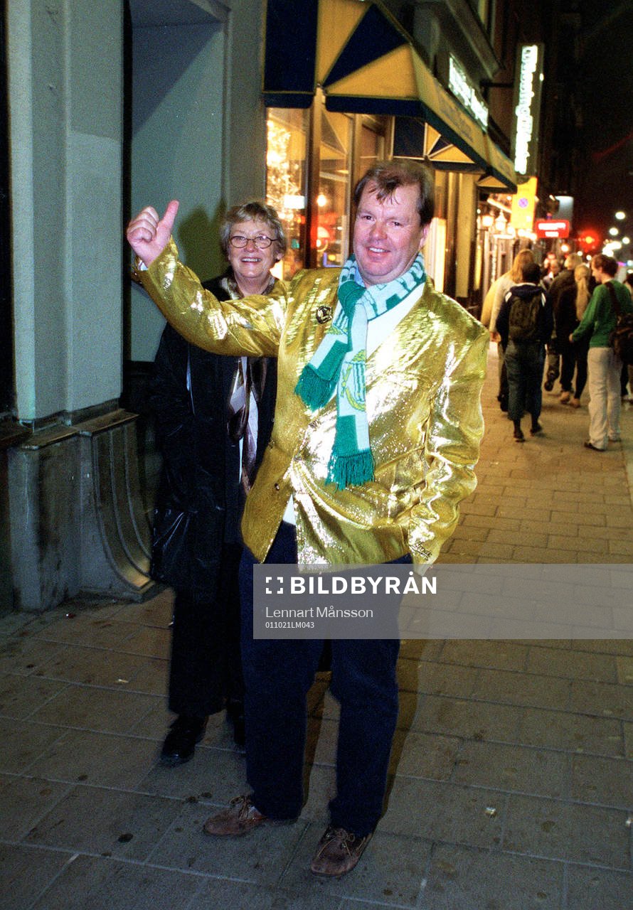 Supporter i guldkavaj, Hammarby
