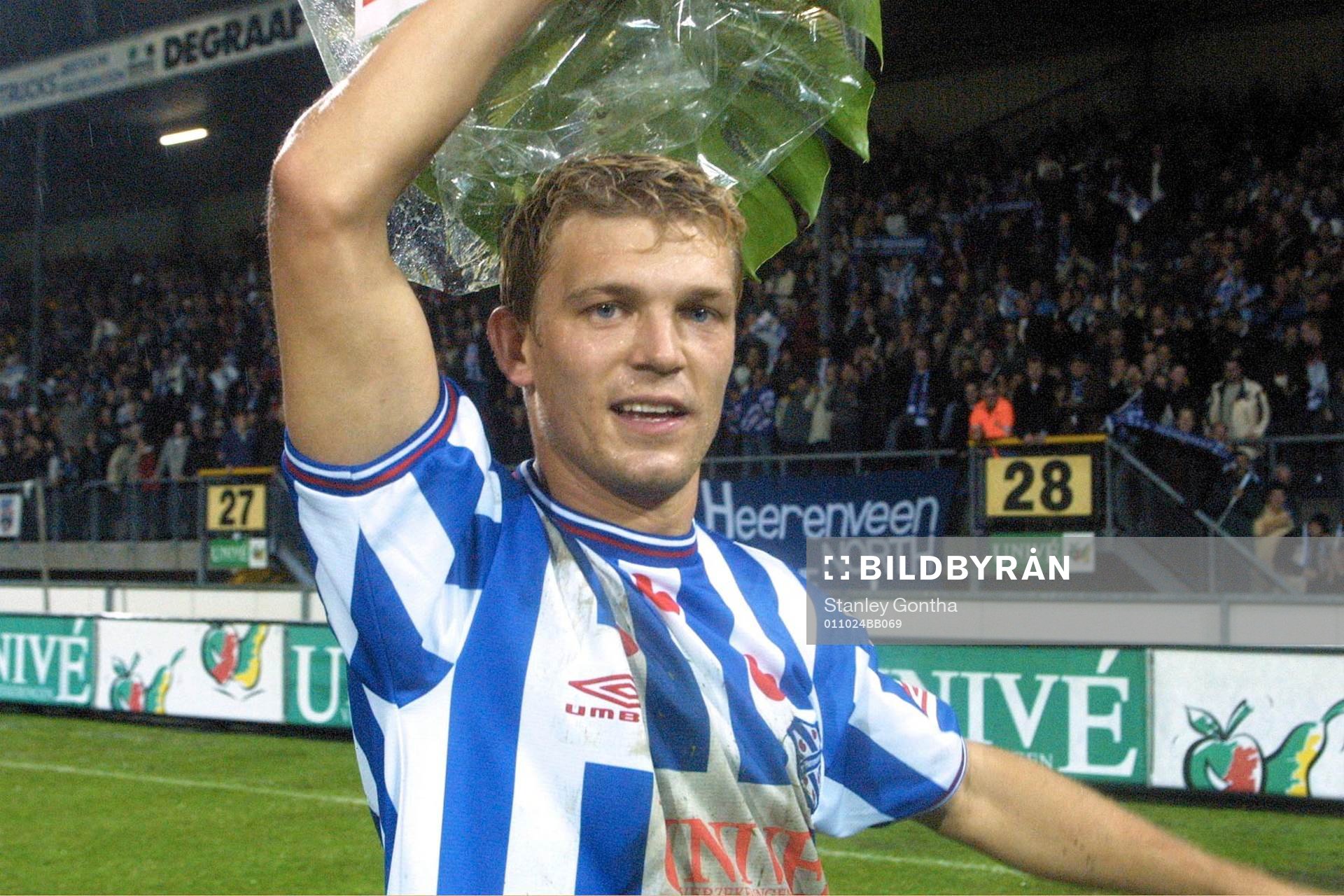  Matchens lirare Marcus Allbäck, Heerenveen