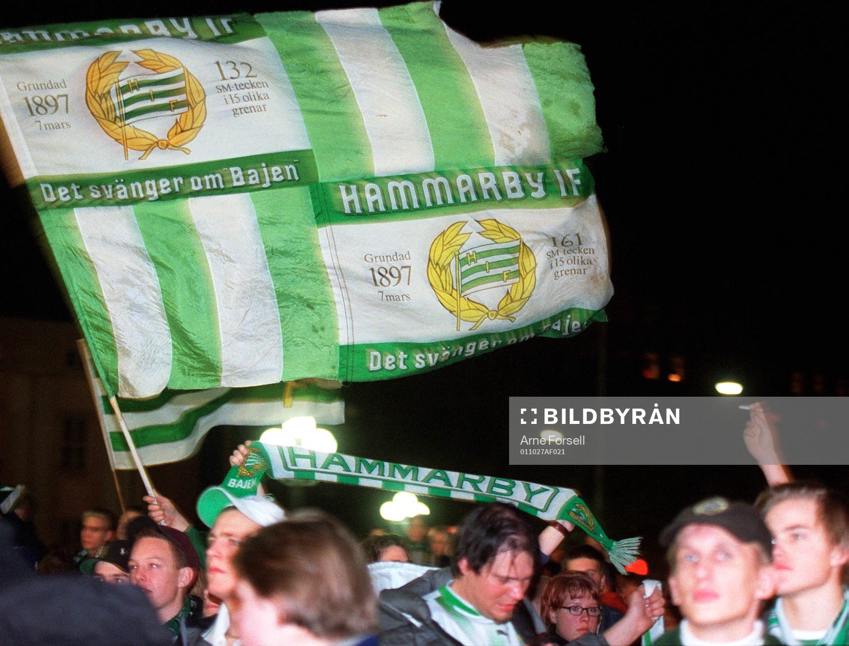 Hammarbys SM-guld  firas av fansen