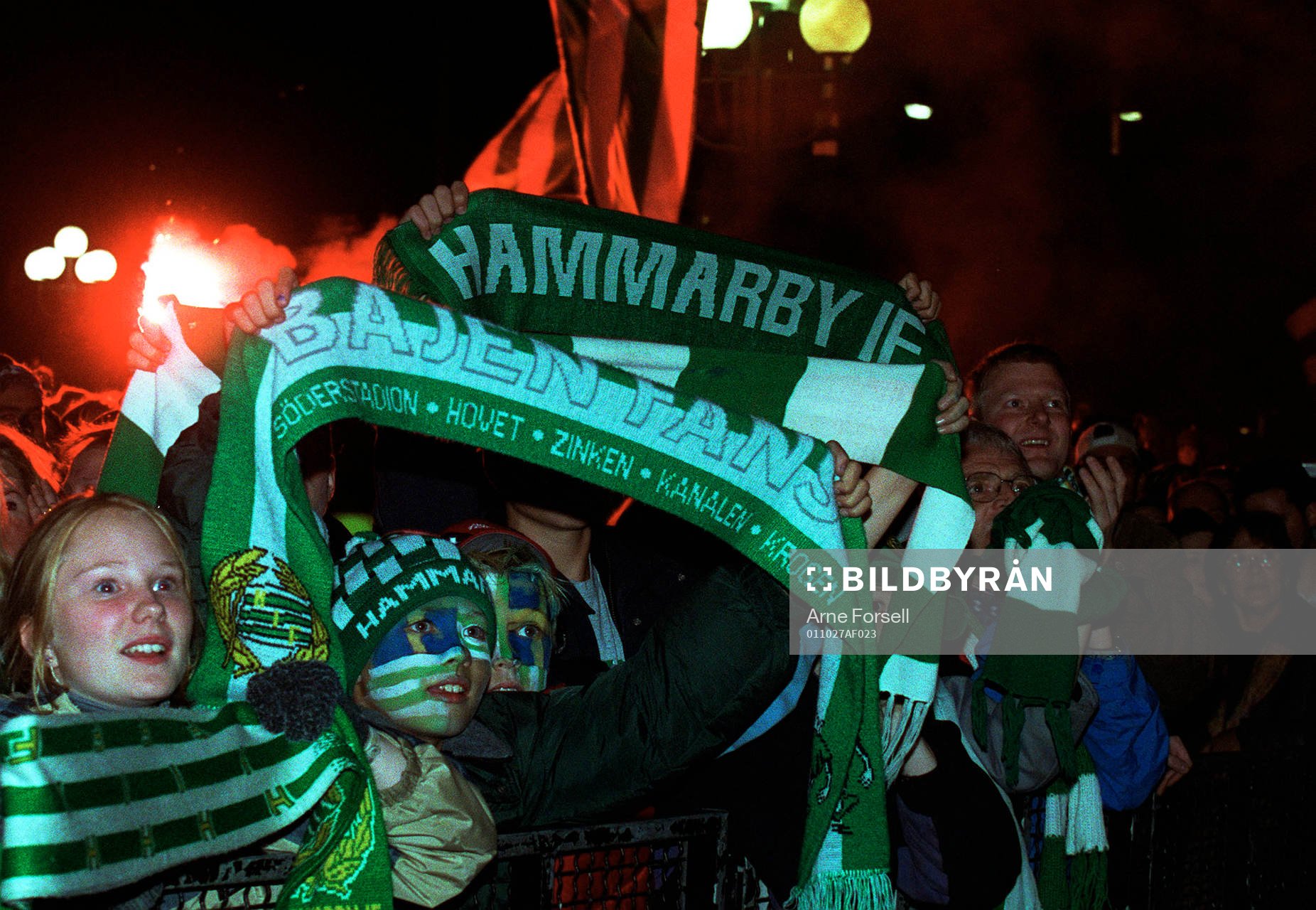 Fotboll, Hammarby firas av fansen
