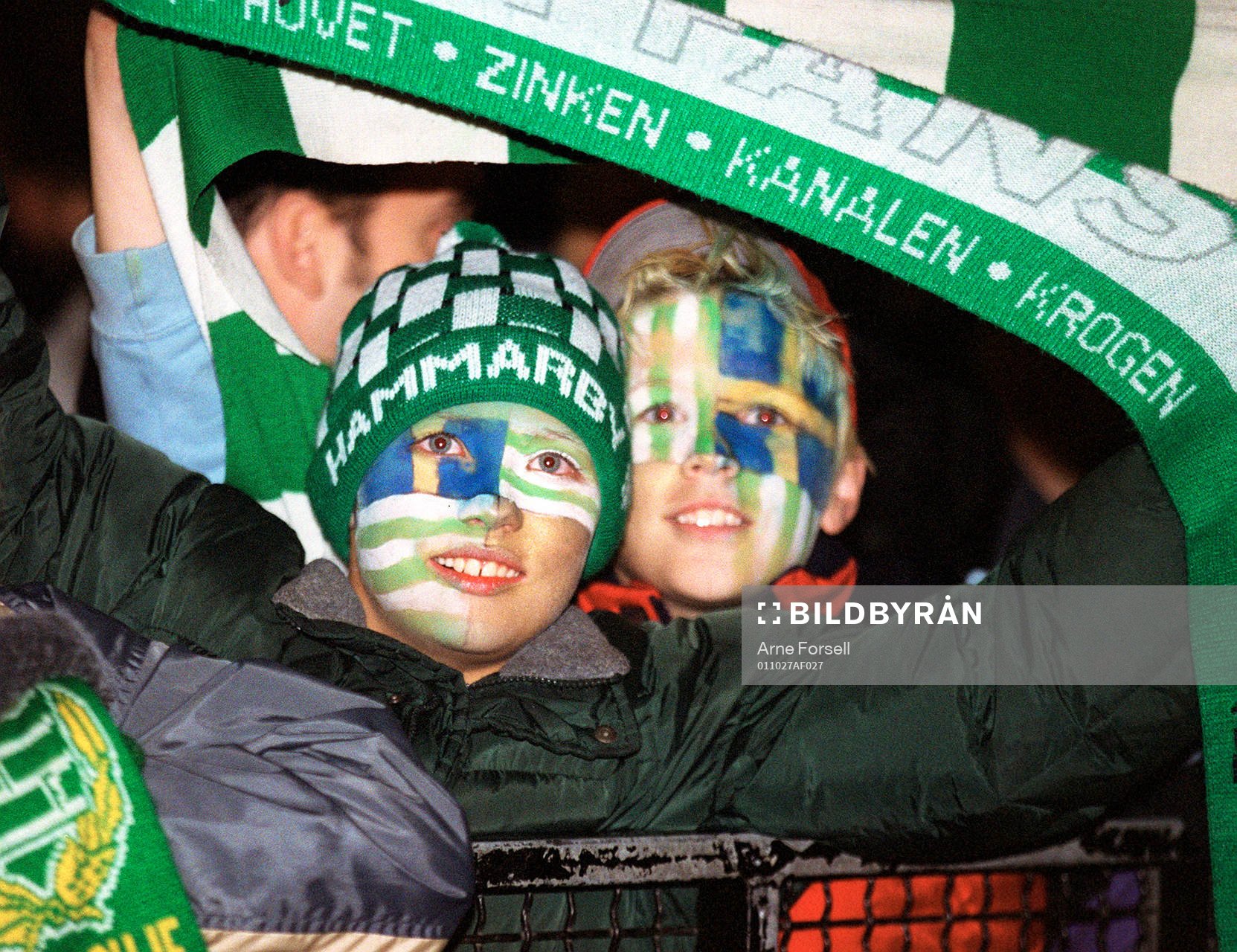 Fotboll, Hammarbys SM-guld firas av unga supporters