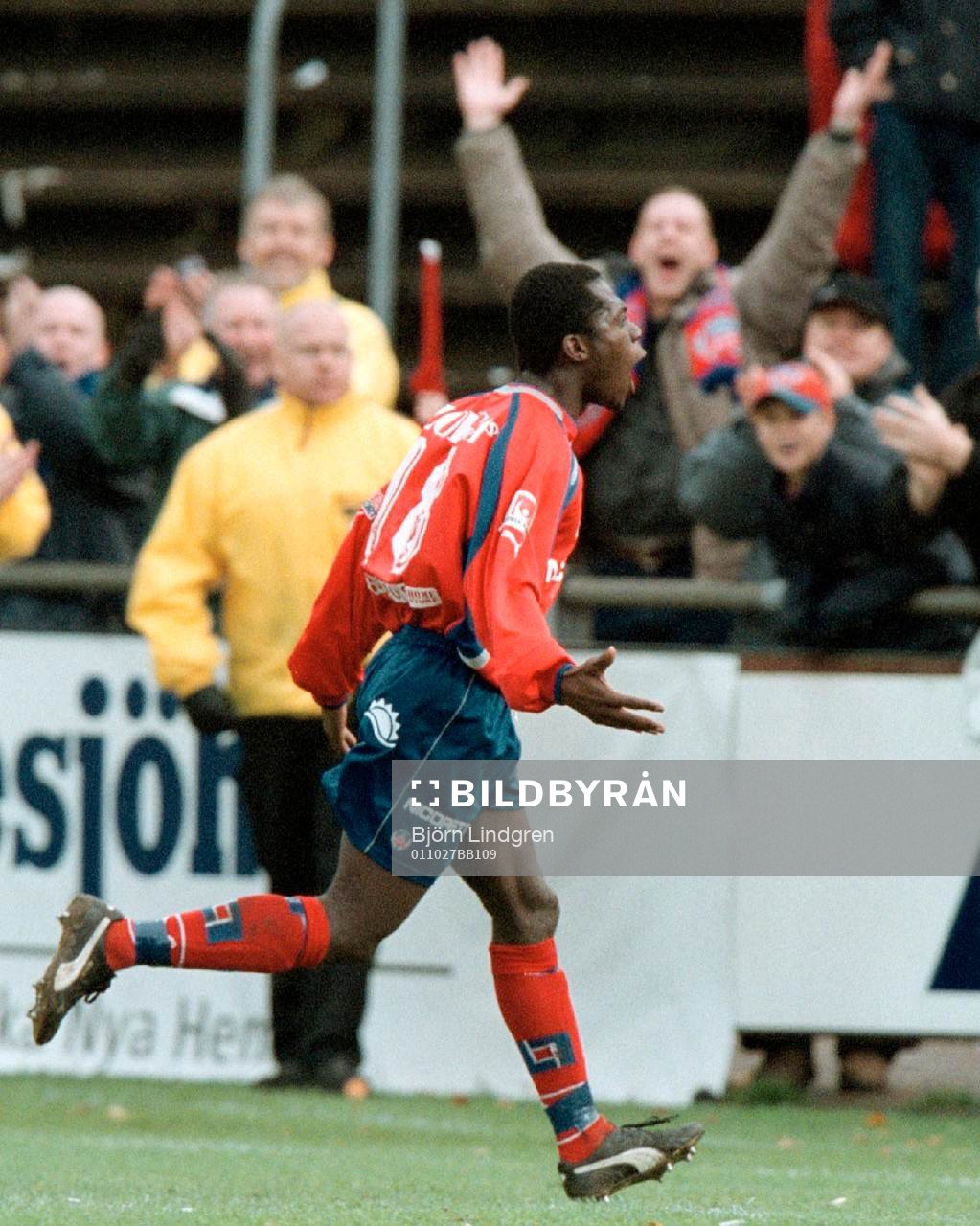  John Pelu, Helsingborg, jubel