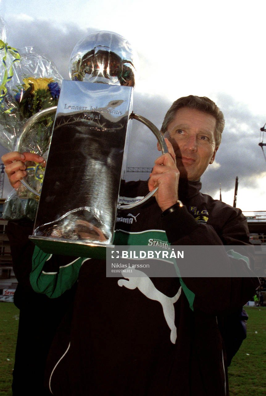 Sören Cratz, Hammarby, med Lennart Johanssons pokal