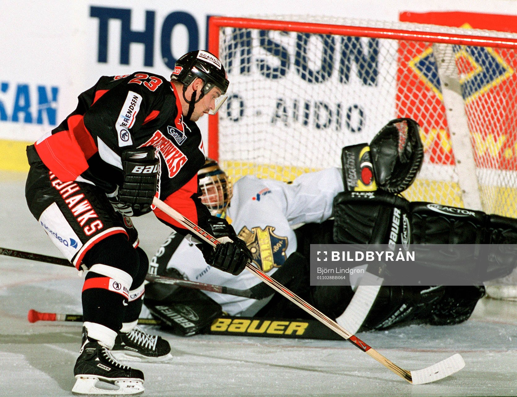 Fredrik Lindquist, Malmö testar Niklas Bäckström, AIK