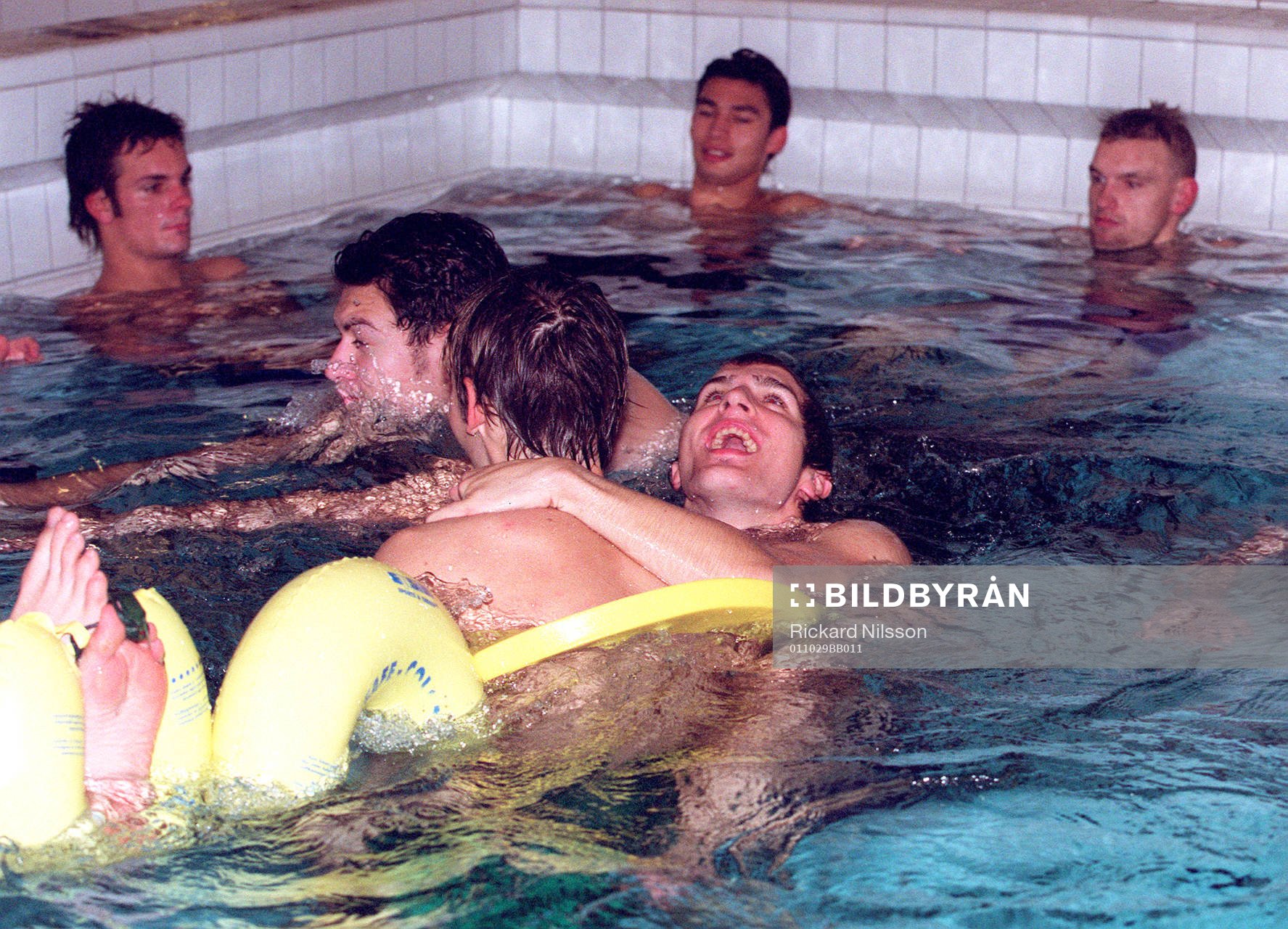 Mjällby, Johan Svensson får sig en slängare av Christian