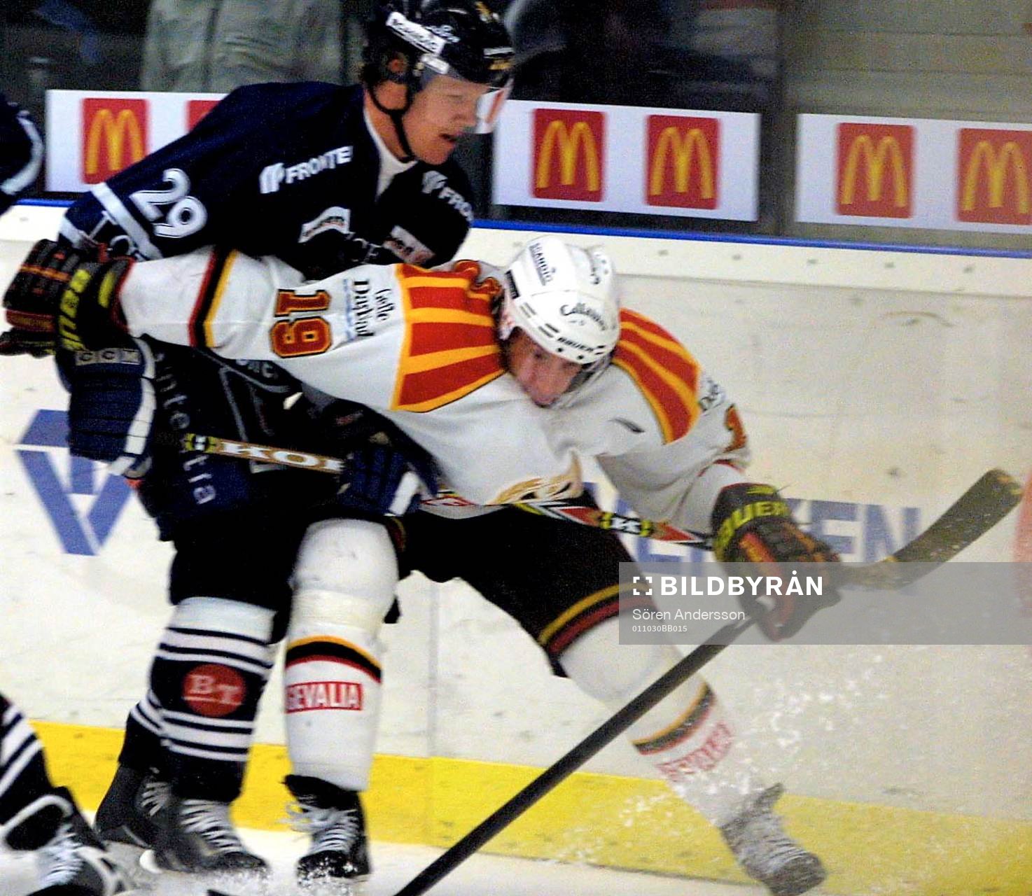 Christoffer Norgren, Linköping och Tom Bisset, Brynäs