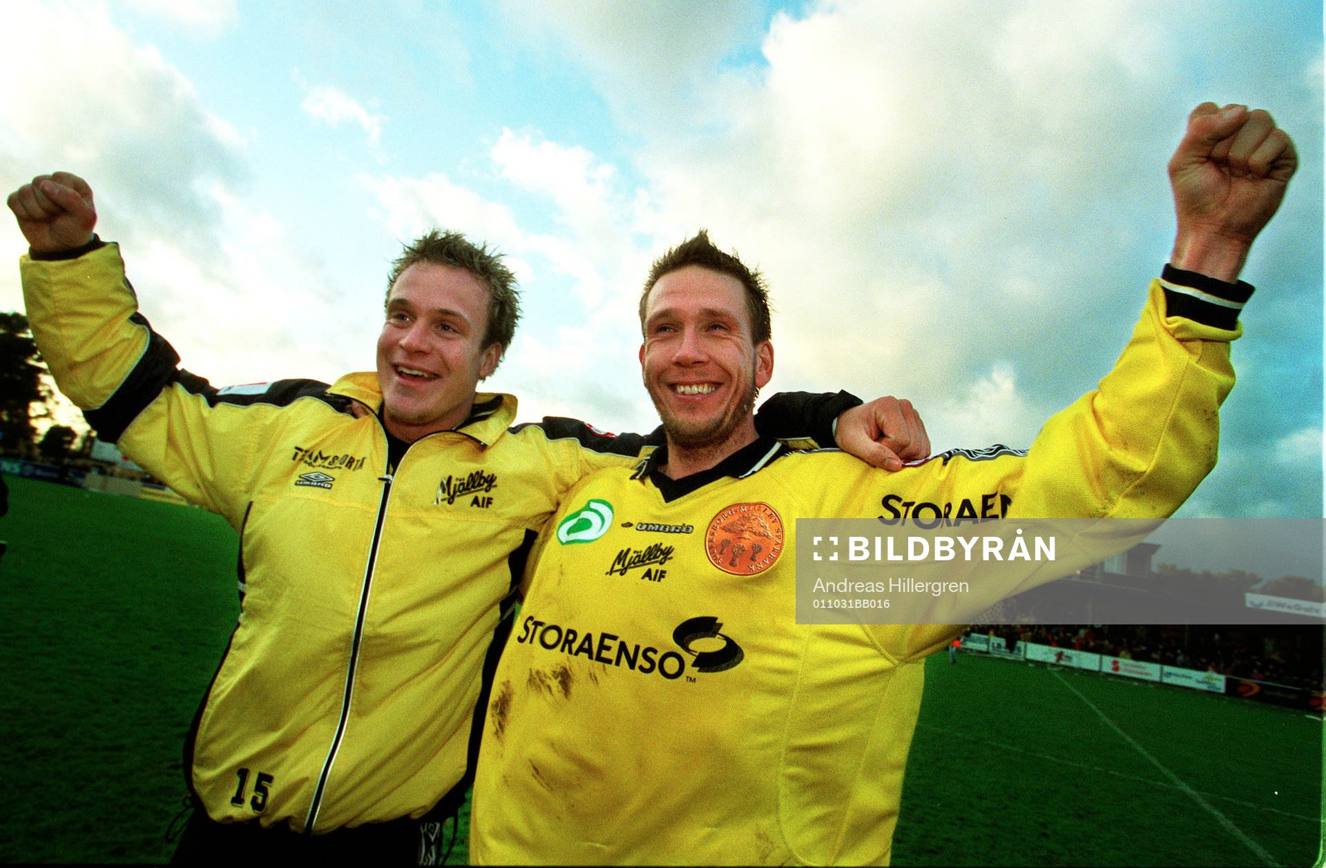 Jens Hermansson och Marcus Ekenberg, Mjällby AIF