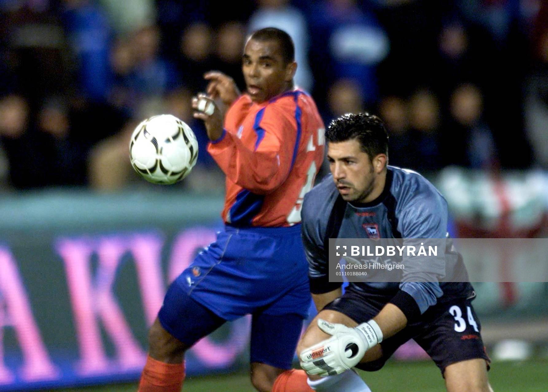  Alvaro Santos, Helsingborg och Matteo Sereni, Ipswich.