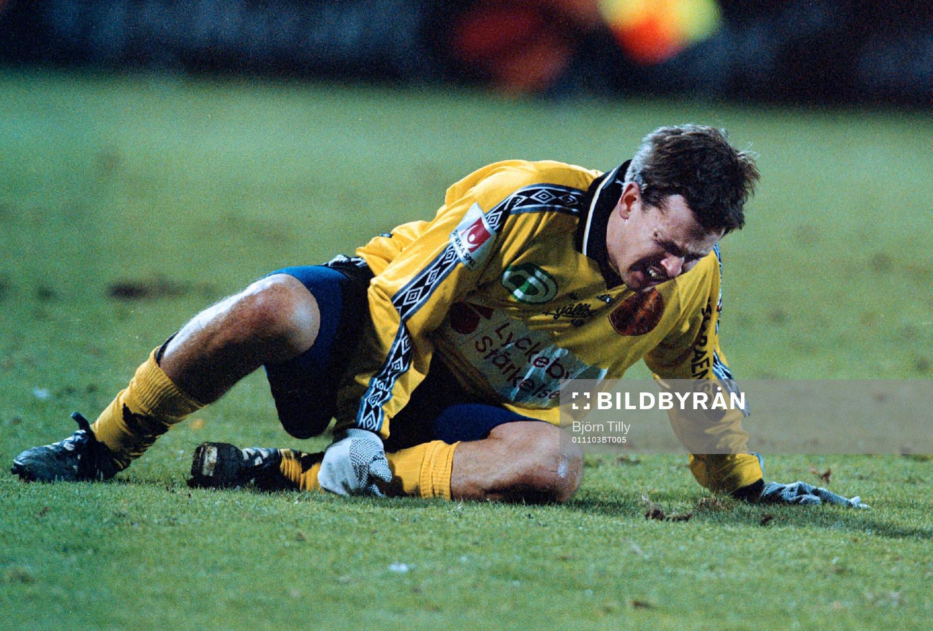 Straffsituationen i slutminuterna. Christian Augustsson,