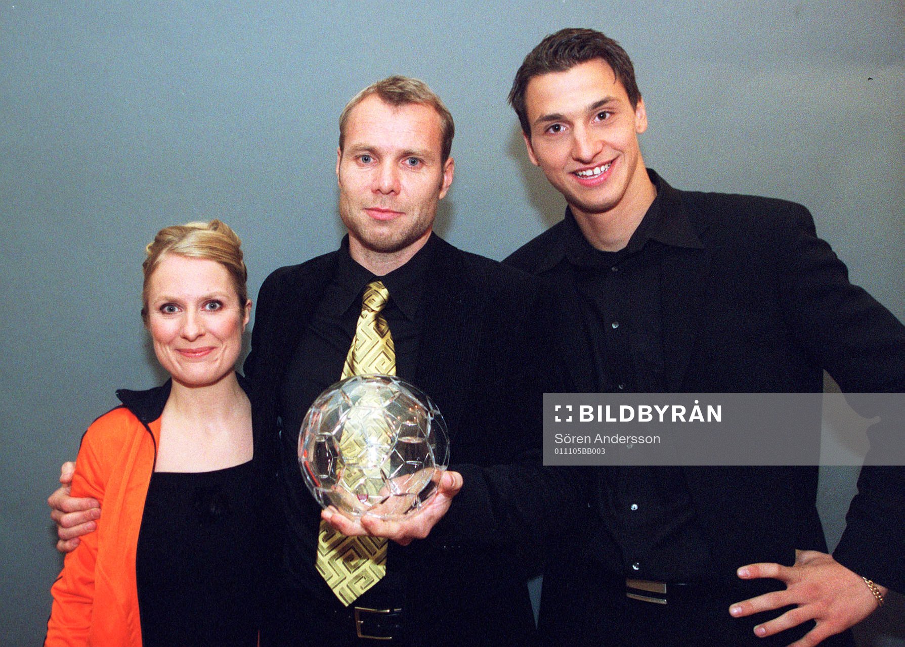  Annika Lantz, Lars Andersson och Zlatan Ibrahimovic.