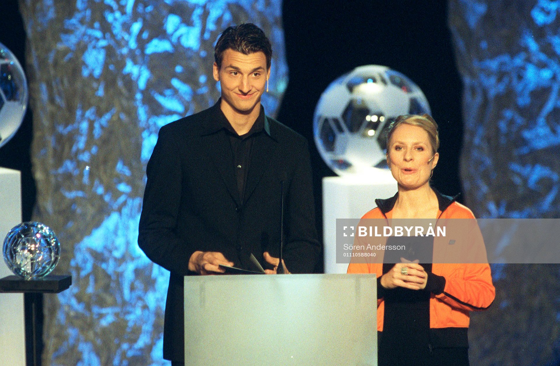  Zlatan Ibrahimovic och Annika Lantz.