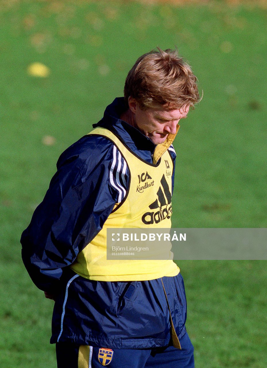Fotboll, Sverige, U21, Träning, Göran Göransson