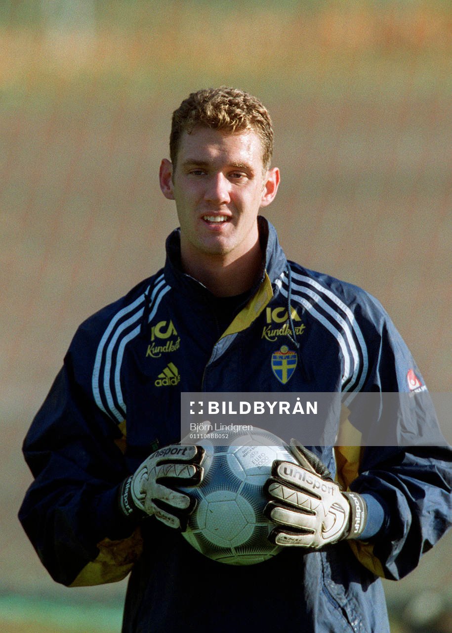 Fotboll, Sverige, U21, Träning, Andreas Isaksson