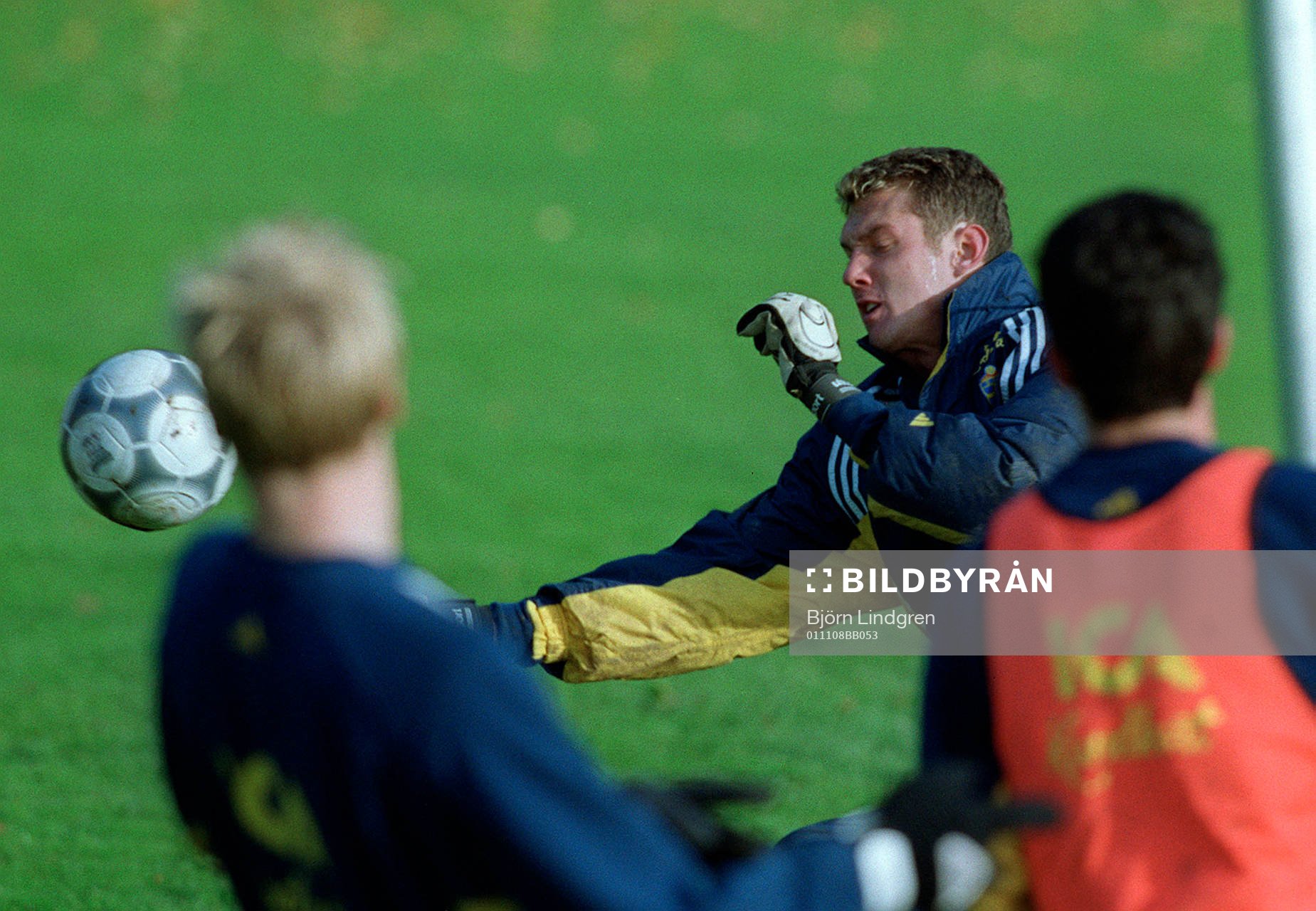 Fotboll, Sverige, U21, Träning, Andreas Isaksson