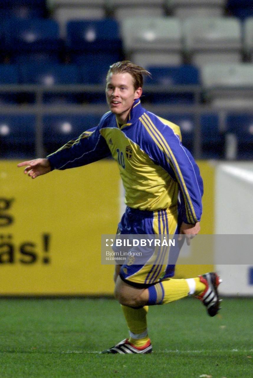 Fredrik Berglund jublar