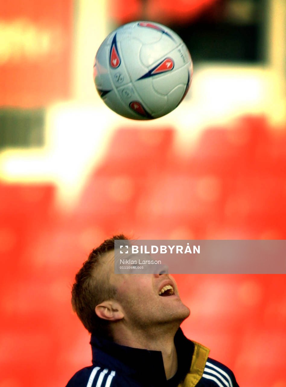 Fotboll,  Magnus Hedman, Sverige