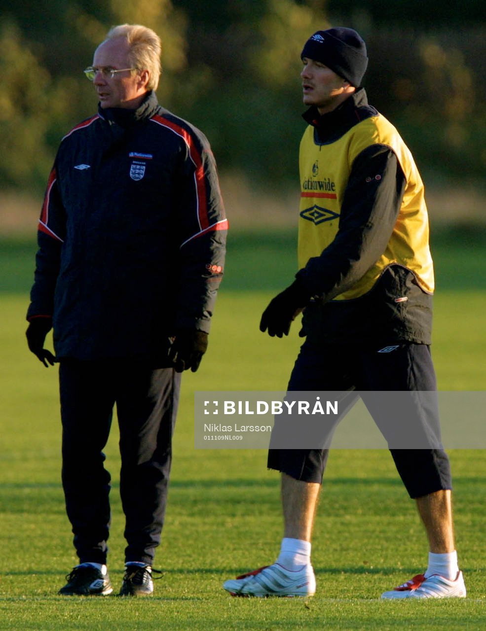 Fotboll, David Beckham, England och Sven-Göran Eriksson