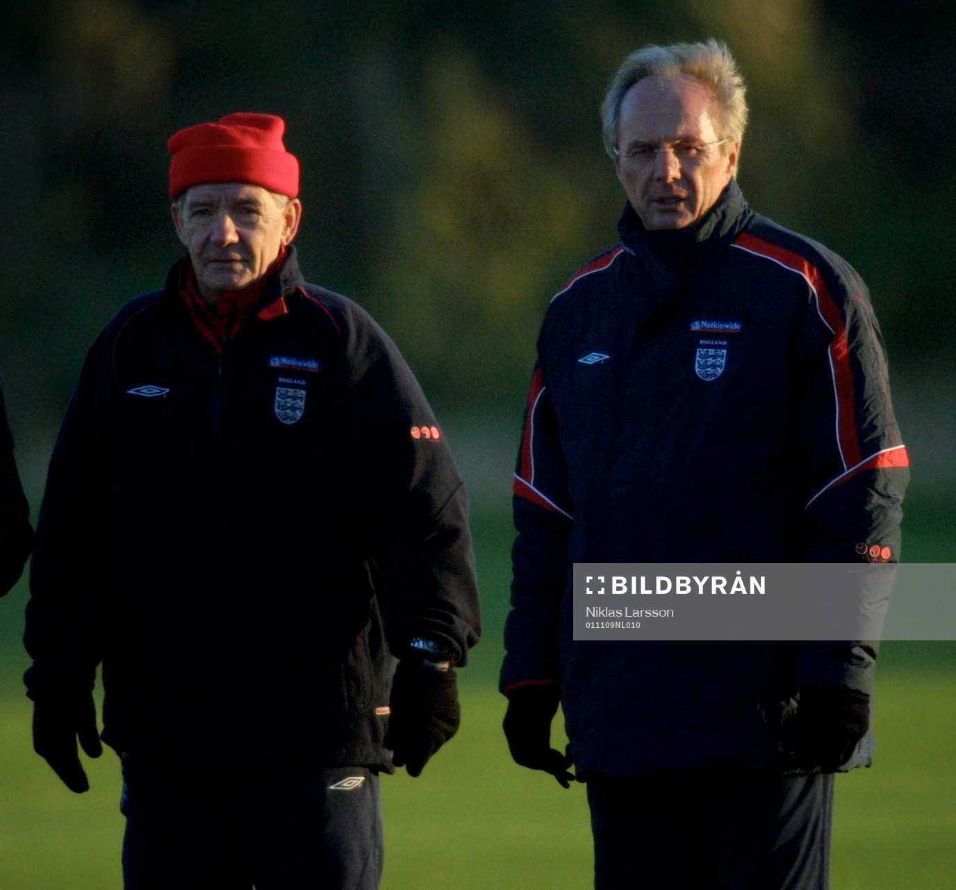 Fotboll,Englands träning, Tord Grip och Sven-Göran