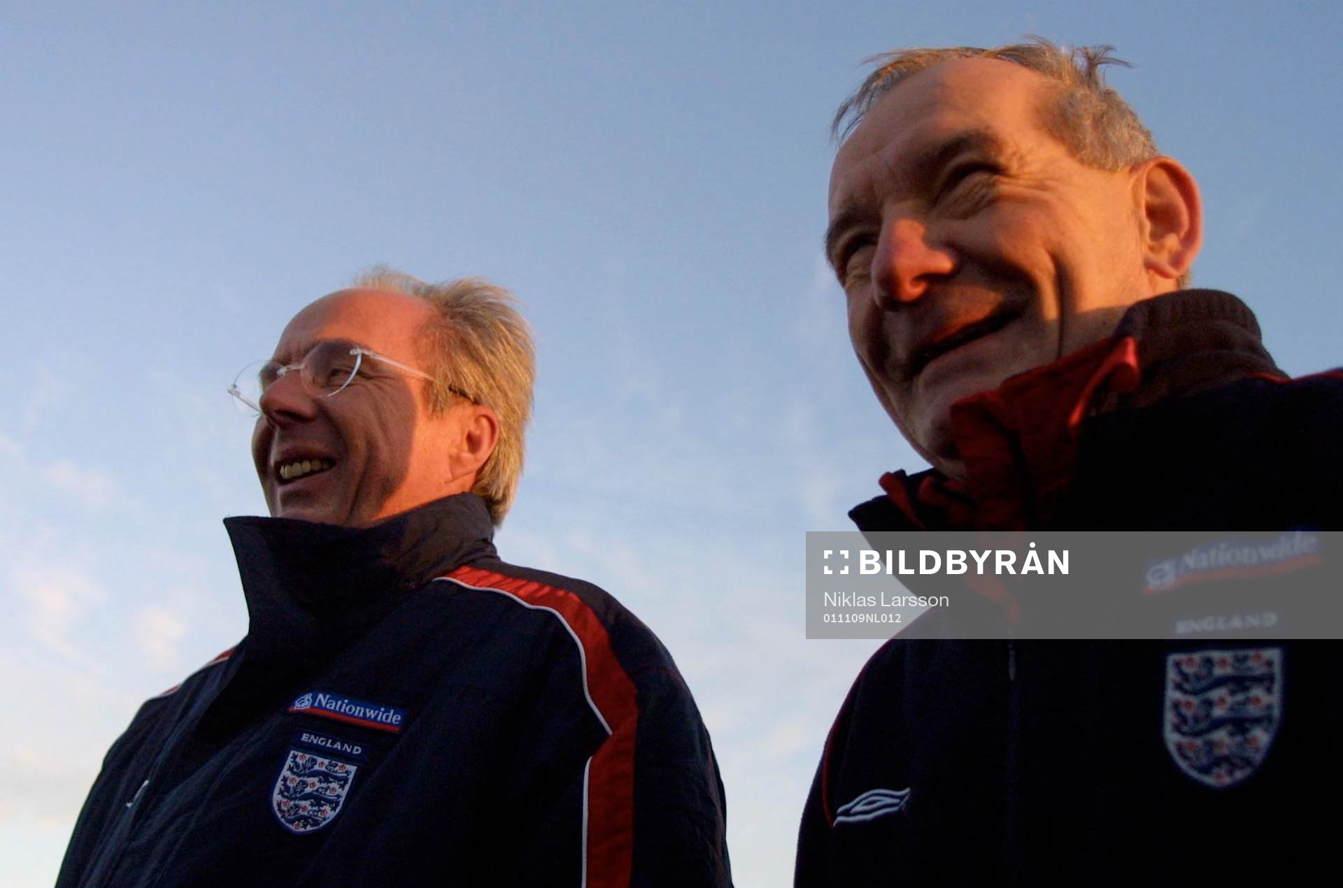 Fotboll, Englands träning, Tord Grip och Sven-Göran