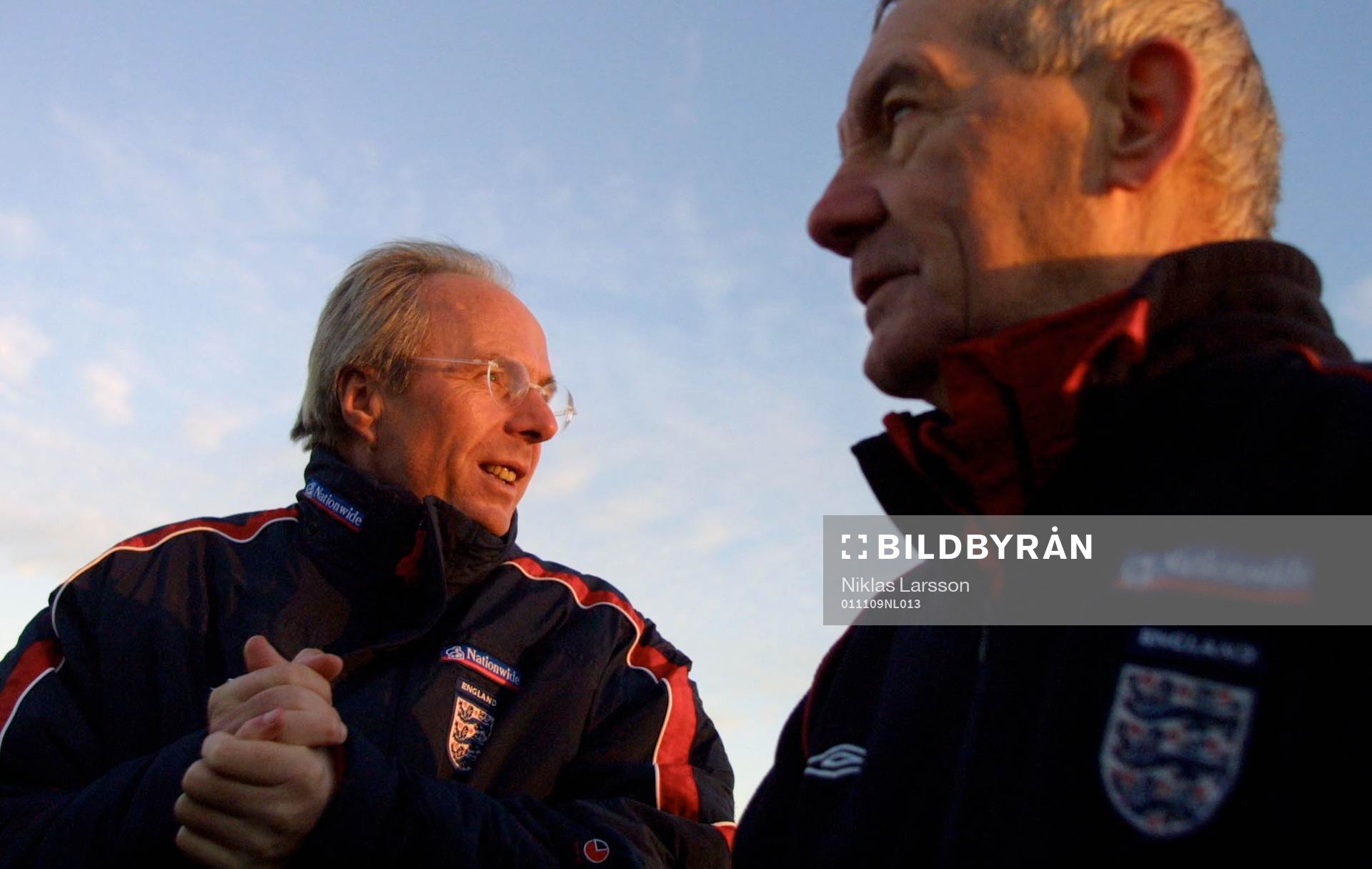 Fotboll, Englands träning, Tord Grip och Sven-Göran