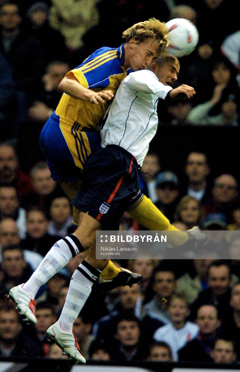 Erik Edman, Sverige och David Beckham, England