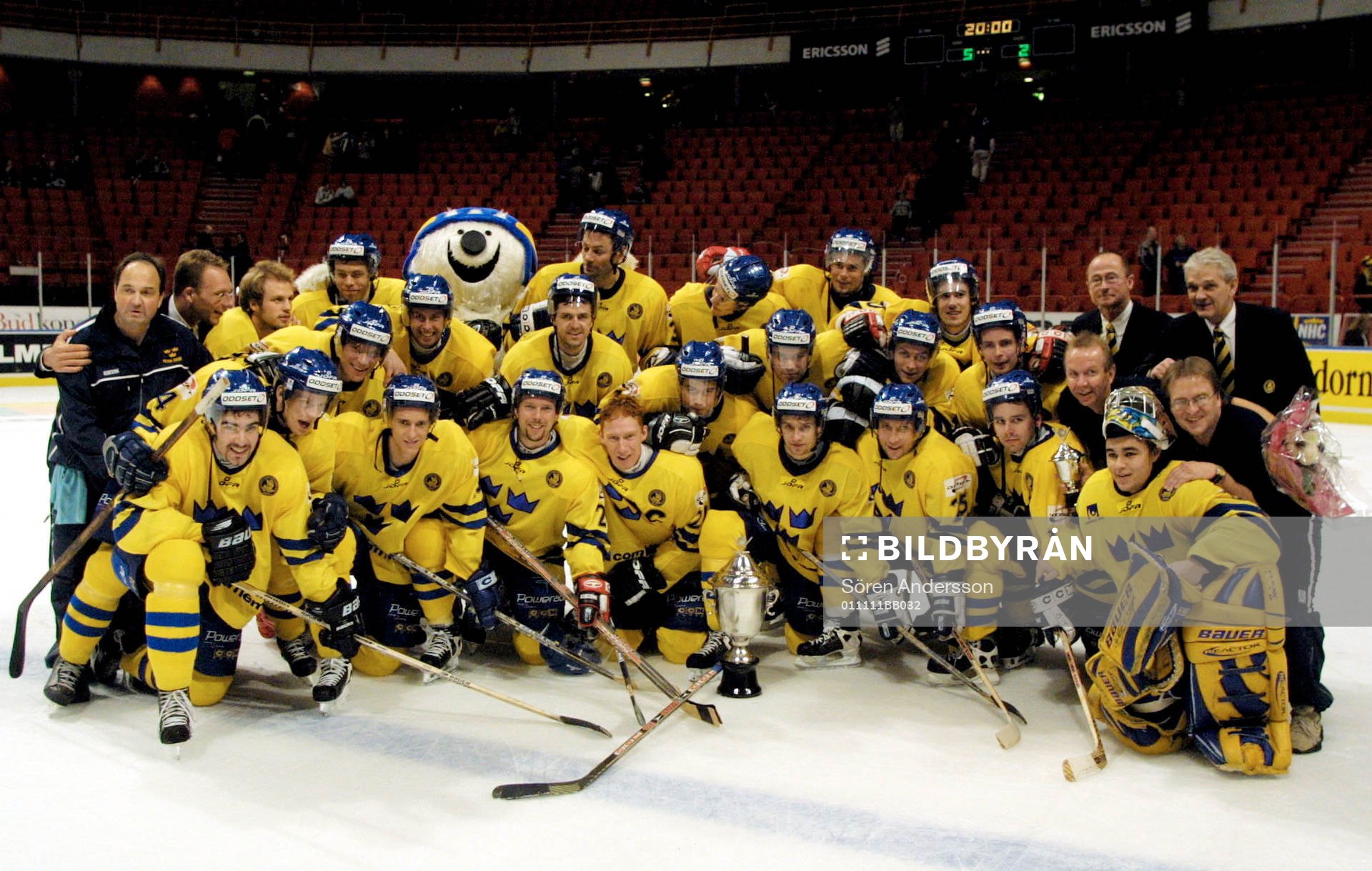 Ishockey, Sweden Hockey Games, Sverige, lagbild