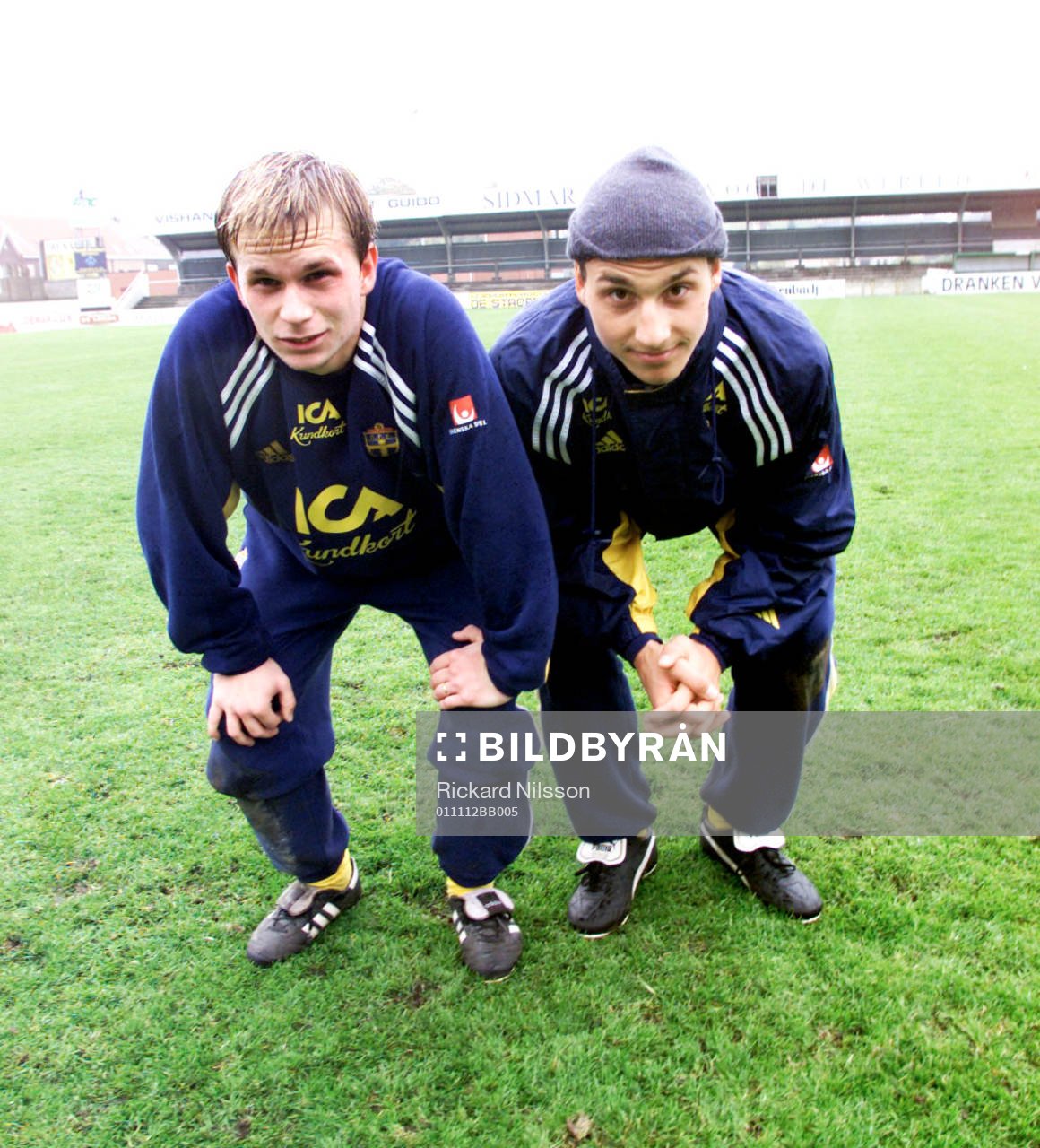 Tobias Linderoth och Zlatan Ibrahimovic