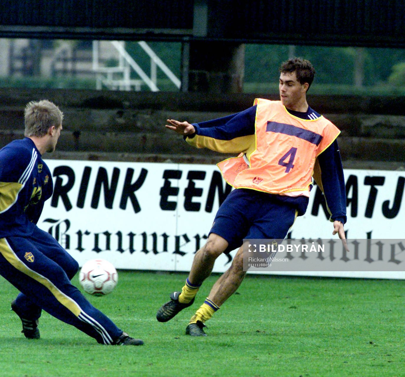 Fotboll, U21, EM-Kval, Förhands, Sverige, Johan Elmander