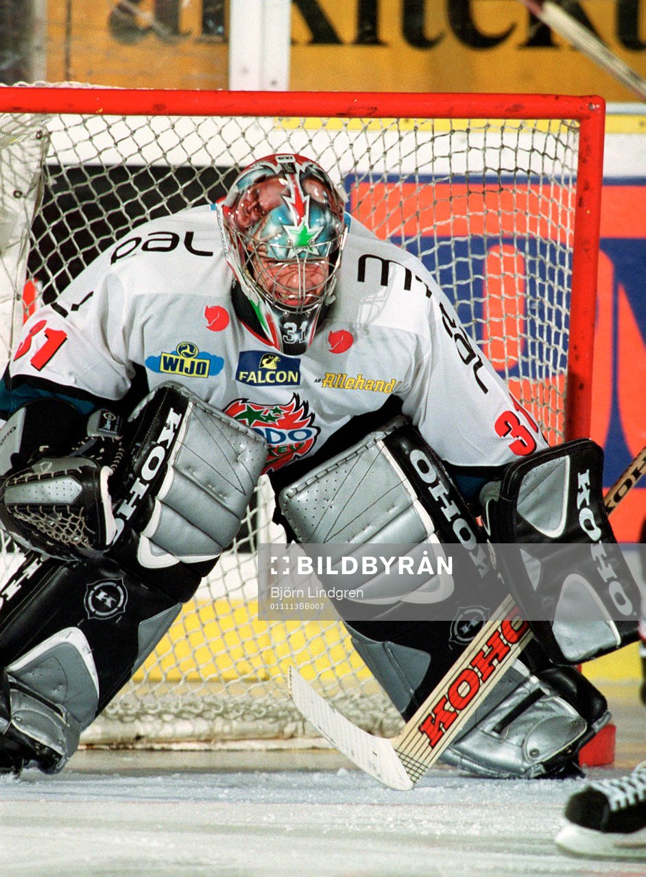 Ishockey, Elitserien, Peter Hirsch, Modo, Målvakt, Mask
