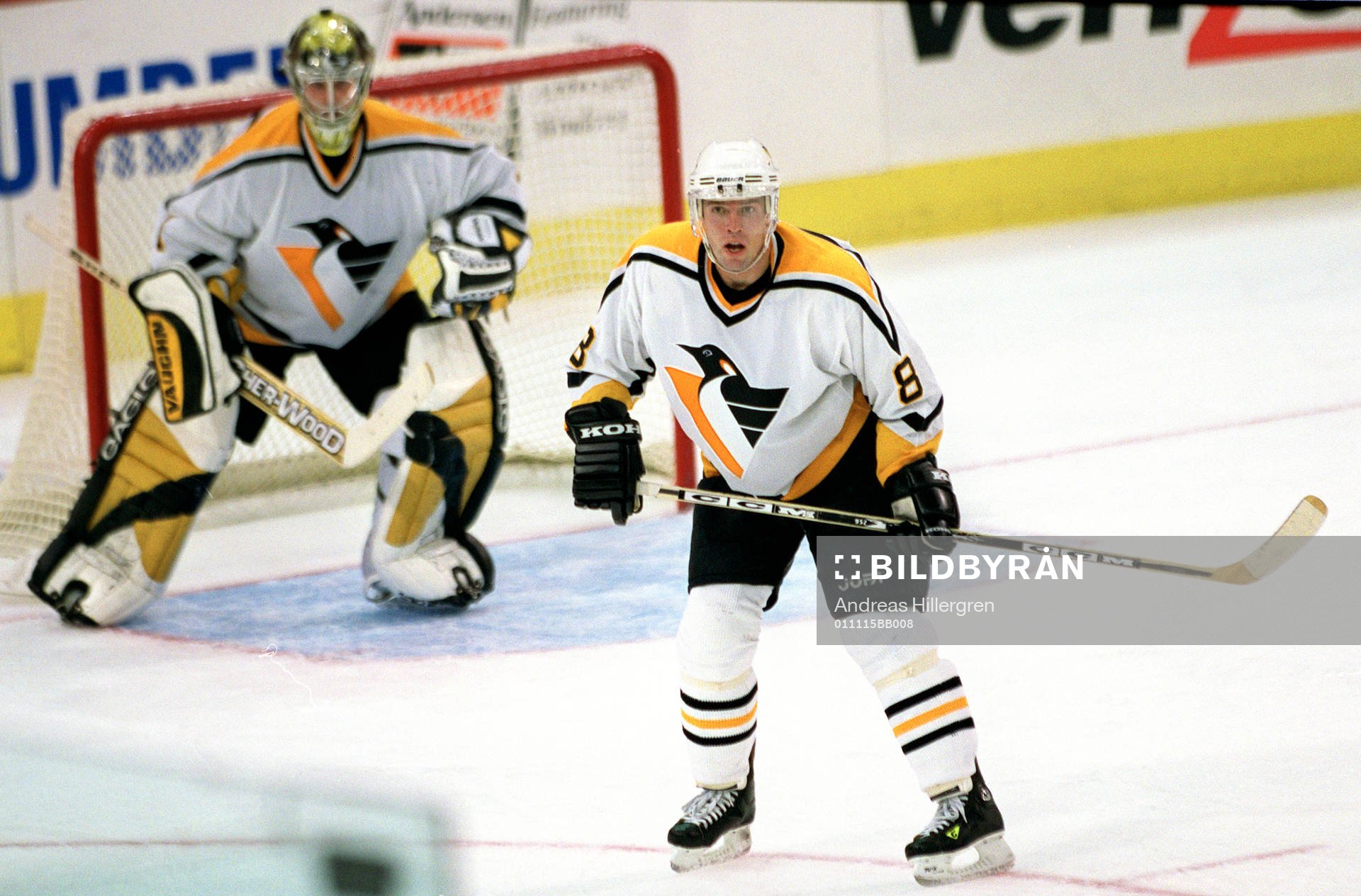 Hans Jonsson och Johan Hedberg, Pittsburgh,  NHL