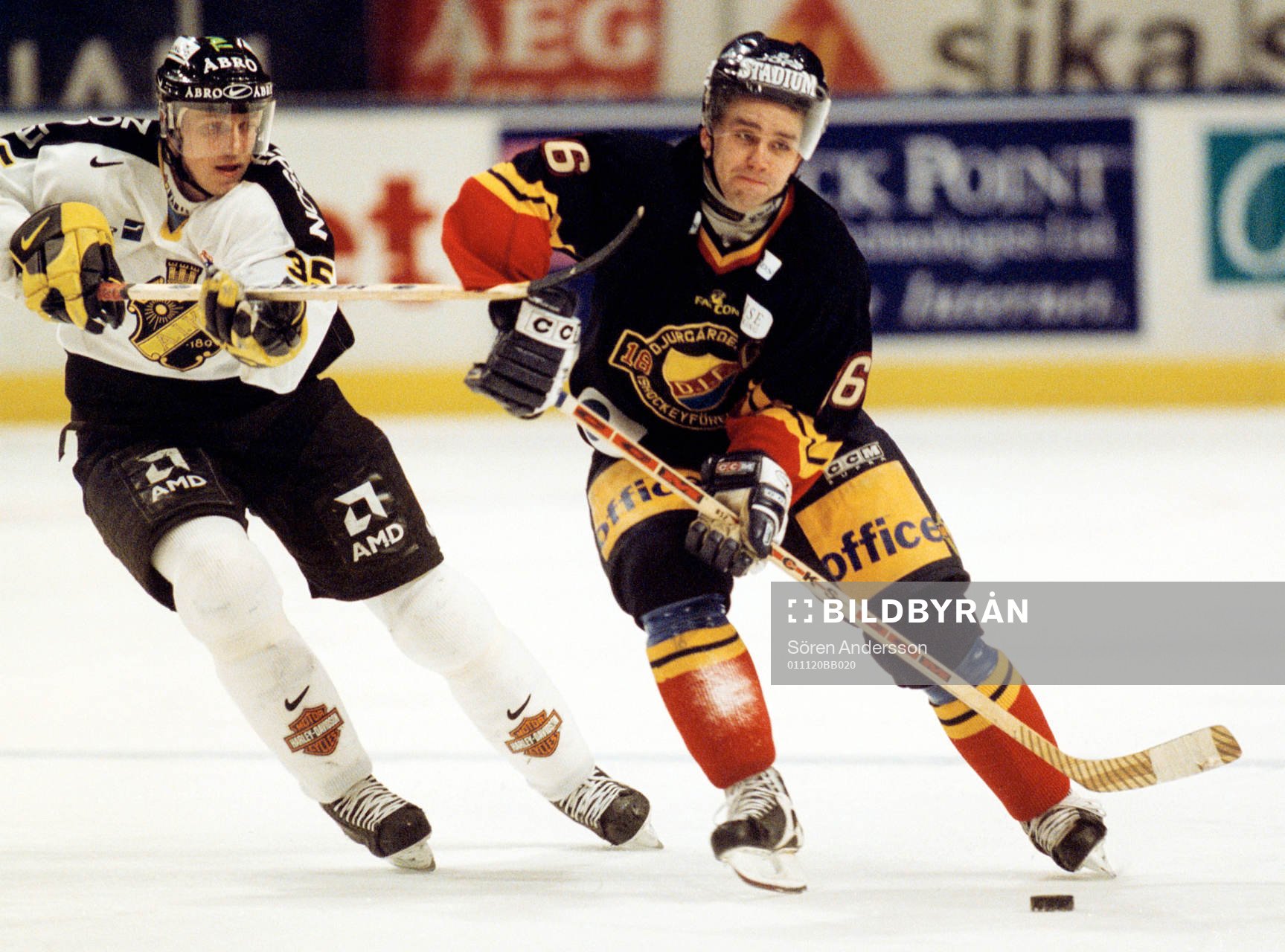 Paul Brousseau, AIK och Nichlas Falk, Djurgården