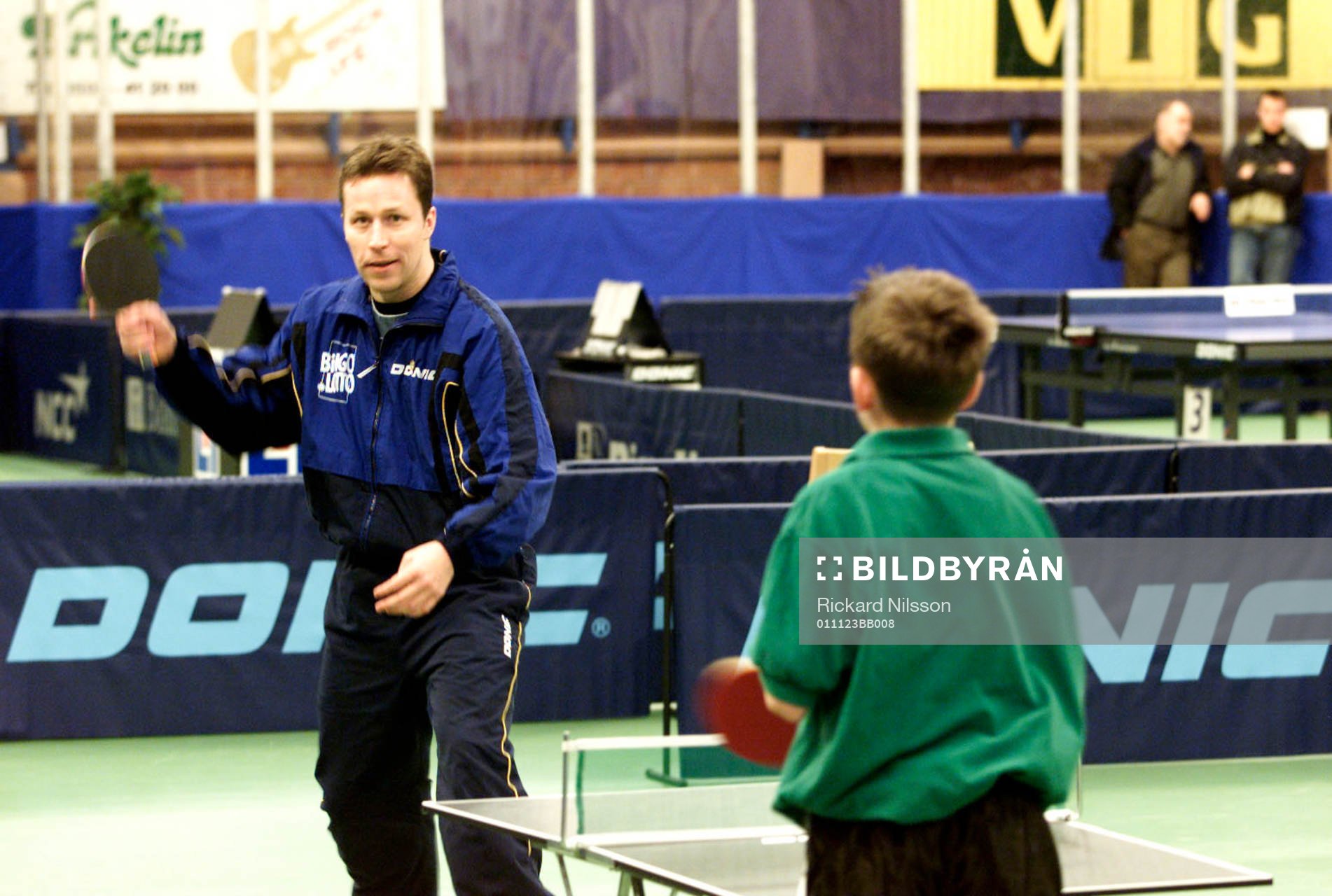 Jan-Ove Waldner, Sverige spexade