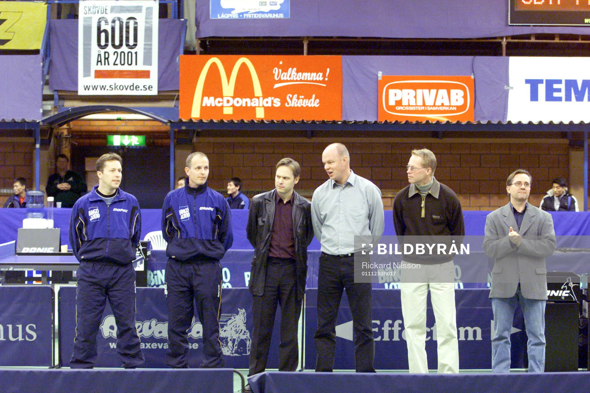 Jan-Ove Waldner, Erik Lindh, Mikael Appelgren, Ulf Tickan