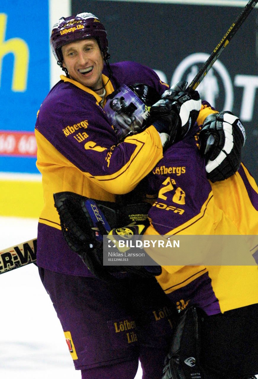 Ishockey, Elitserien, Sergei Fokin och Martin Gerber,