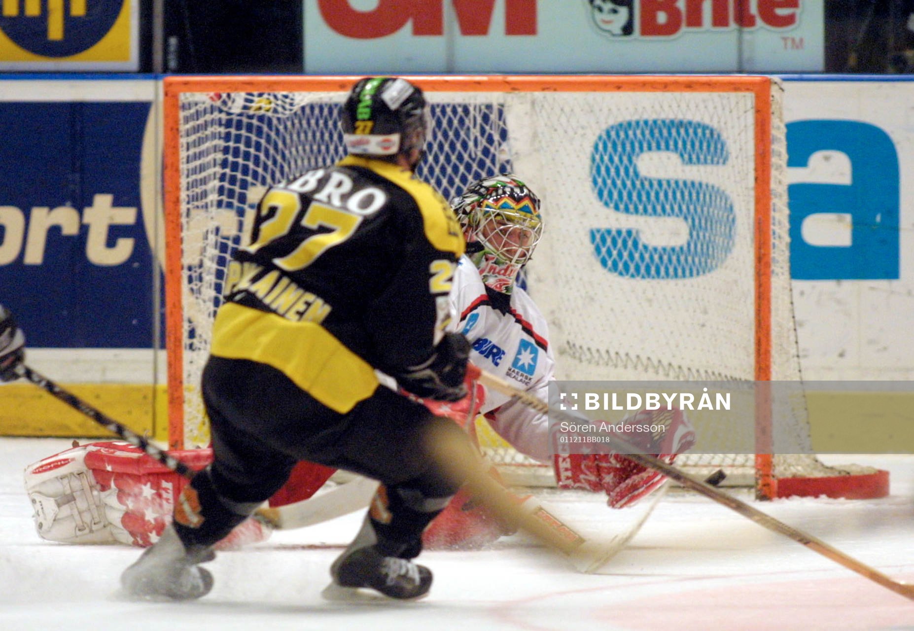 Henrik Lundqvist, Frölunda och Peter Kumpulainen, AIK
