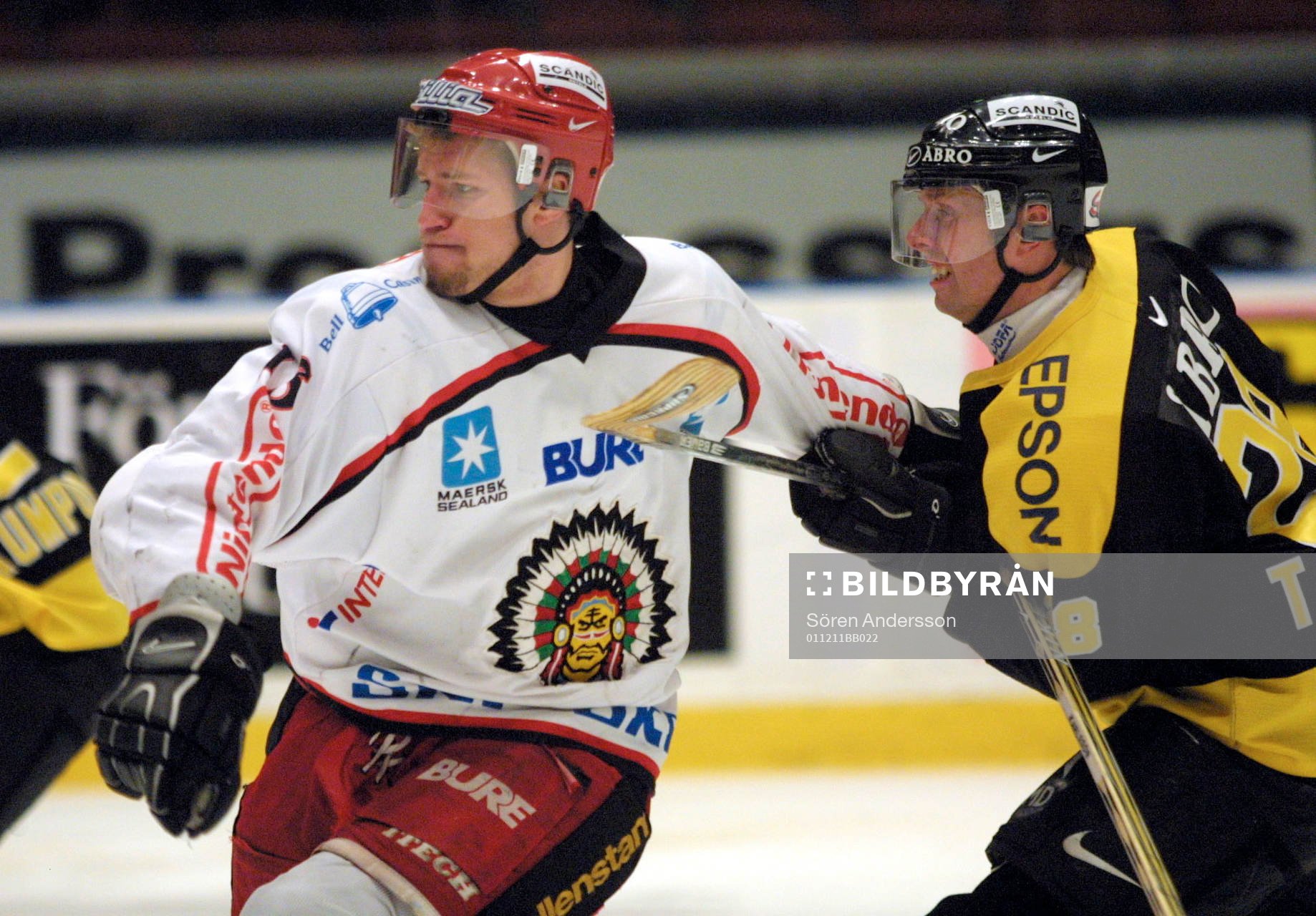 Jens Karlsson, Frölunda och Thomas Johansson, AIK