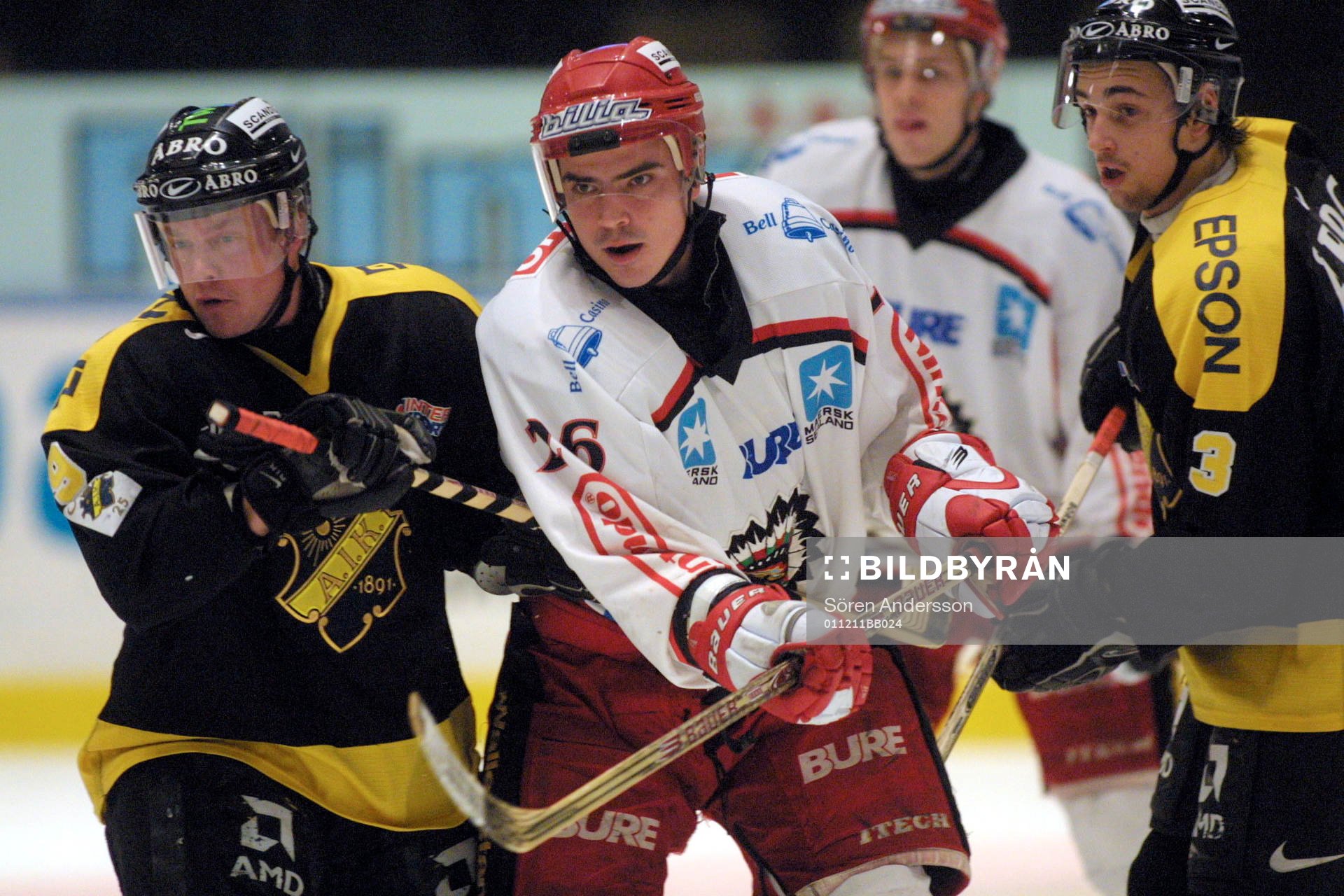 Peter Ström, Frölunda och Anders Gozzi och David