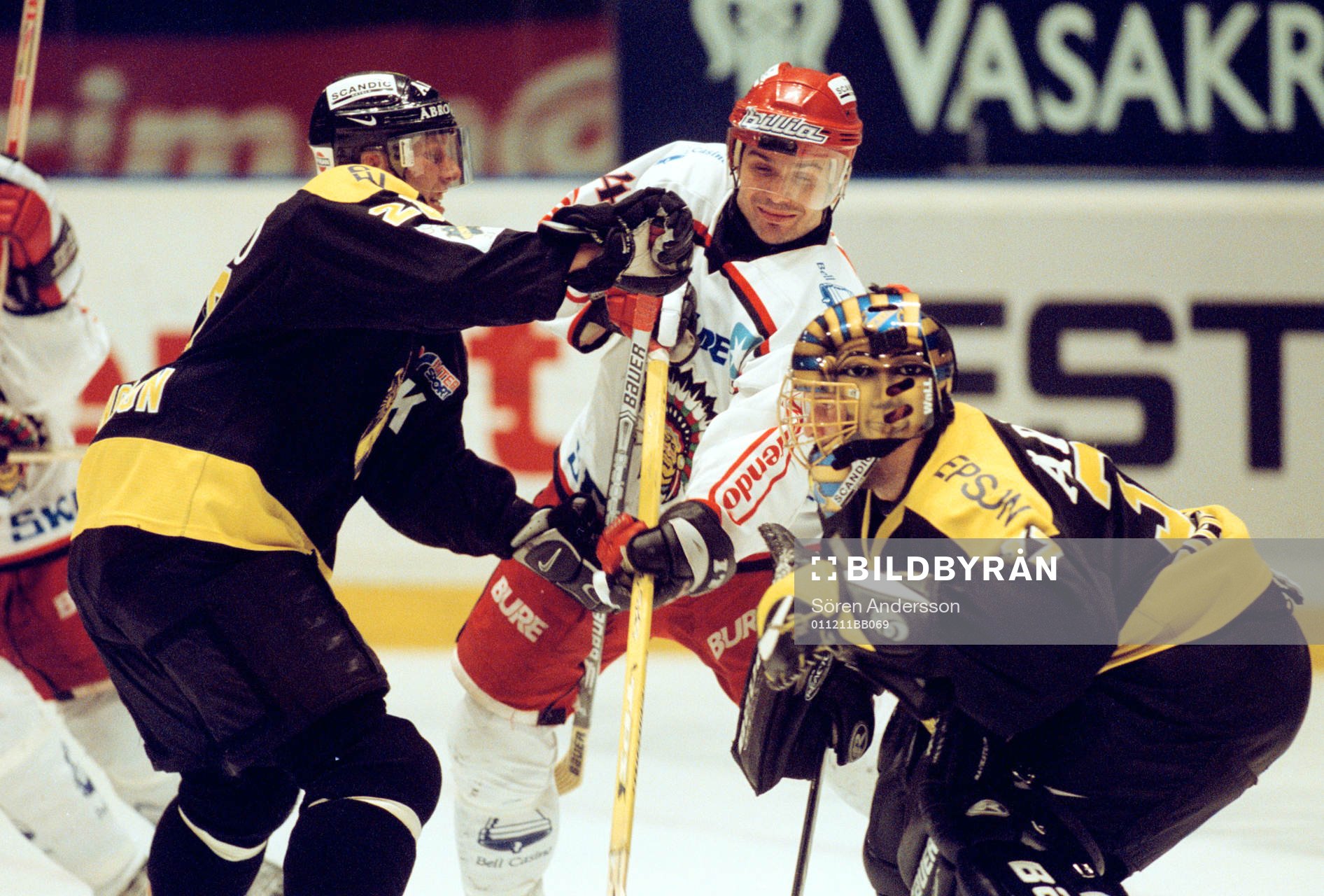 Michael Johansson och Niklas Bäckström, AIK och Patrik