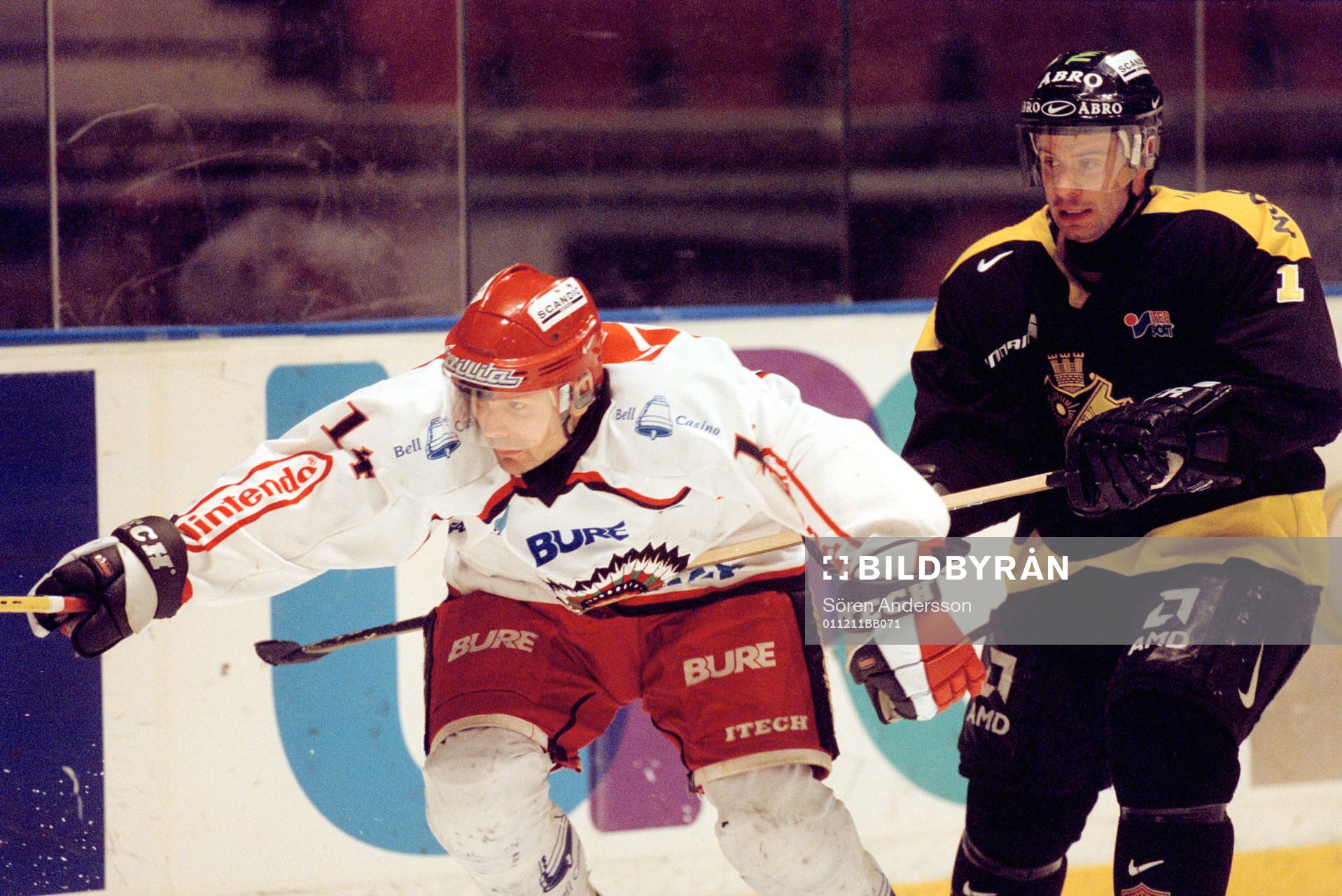 Patrik Carnbäck, Frölunda och Thomas Sjögren, AIK