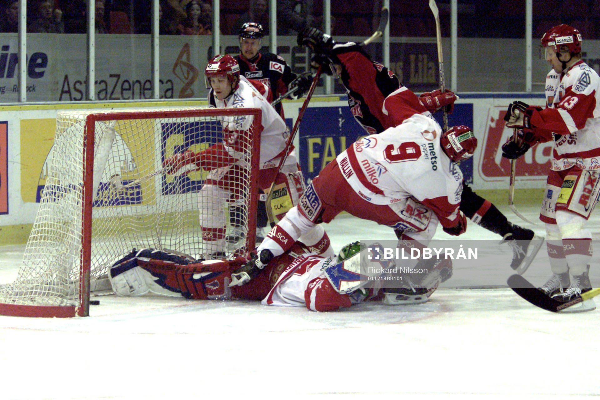 Xavier Majic, Malmö slog 1-0 målet bakom Kimmo Kapanen,