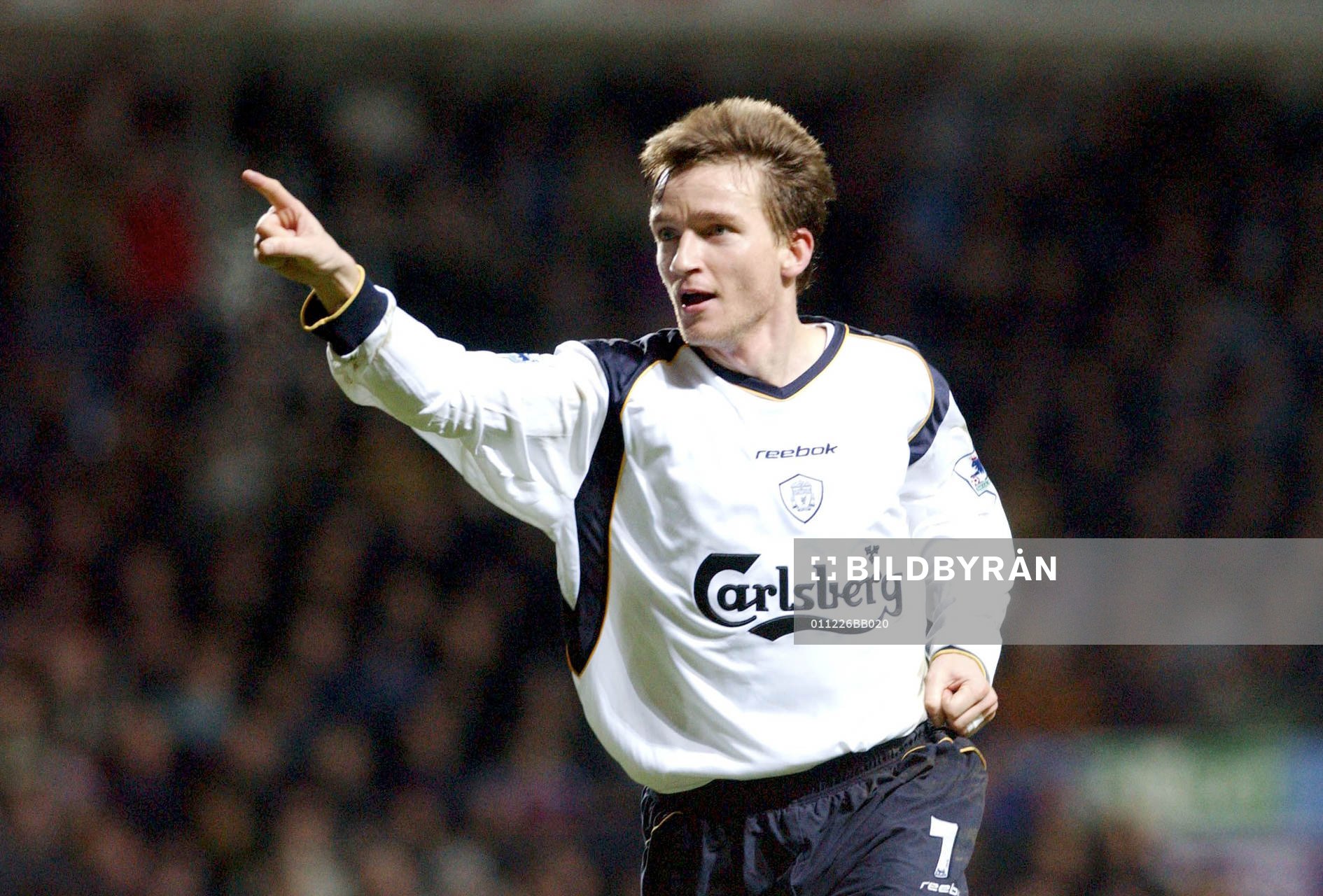 Fotboll, engelsk, Vladimir Smicer, Liverpool, jubel