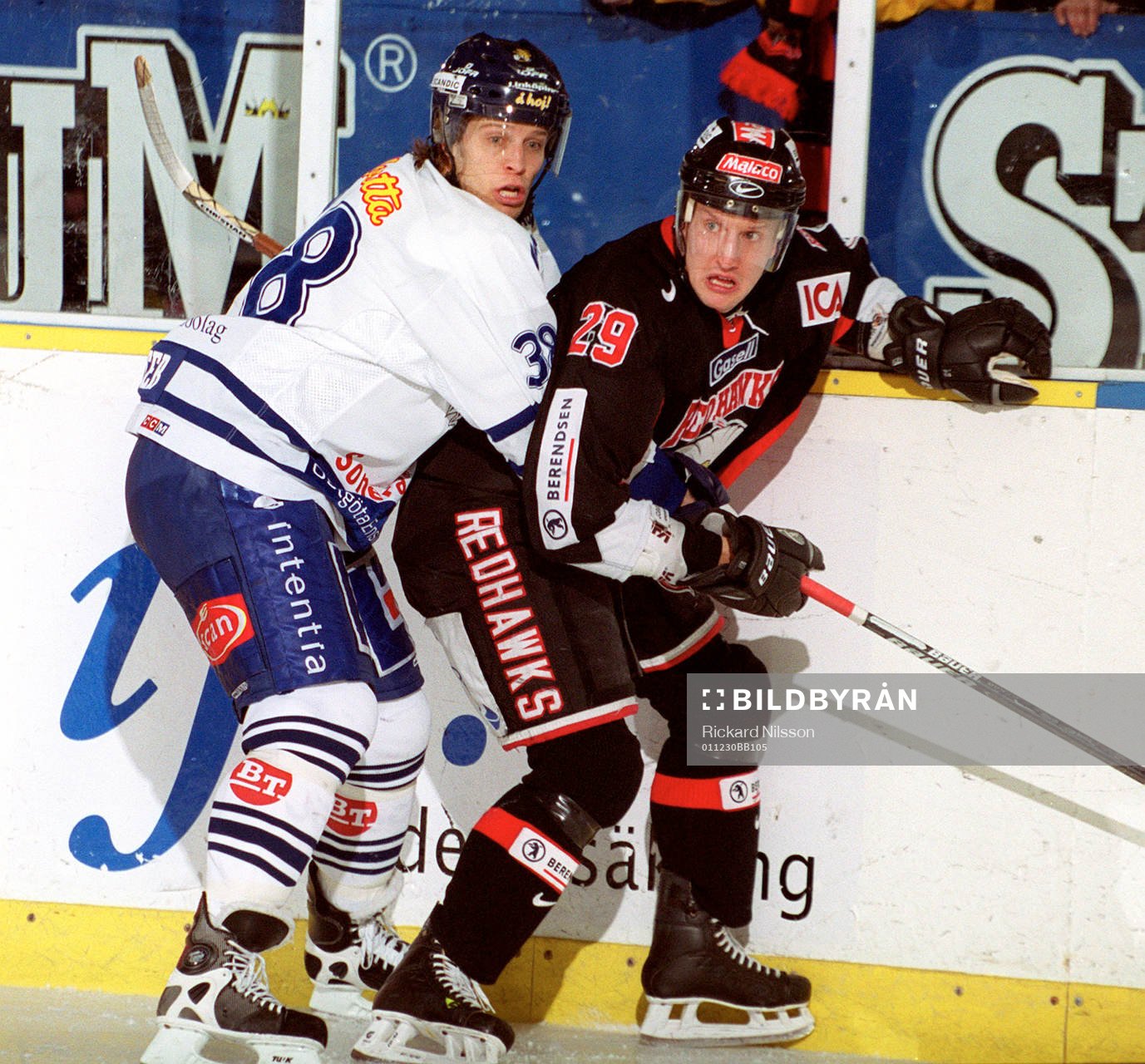 Barry Richter, Linköping håller om Xavier Majic, Malmö