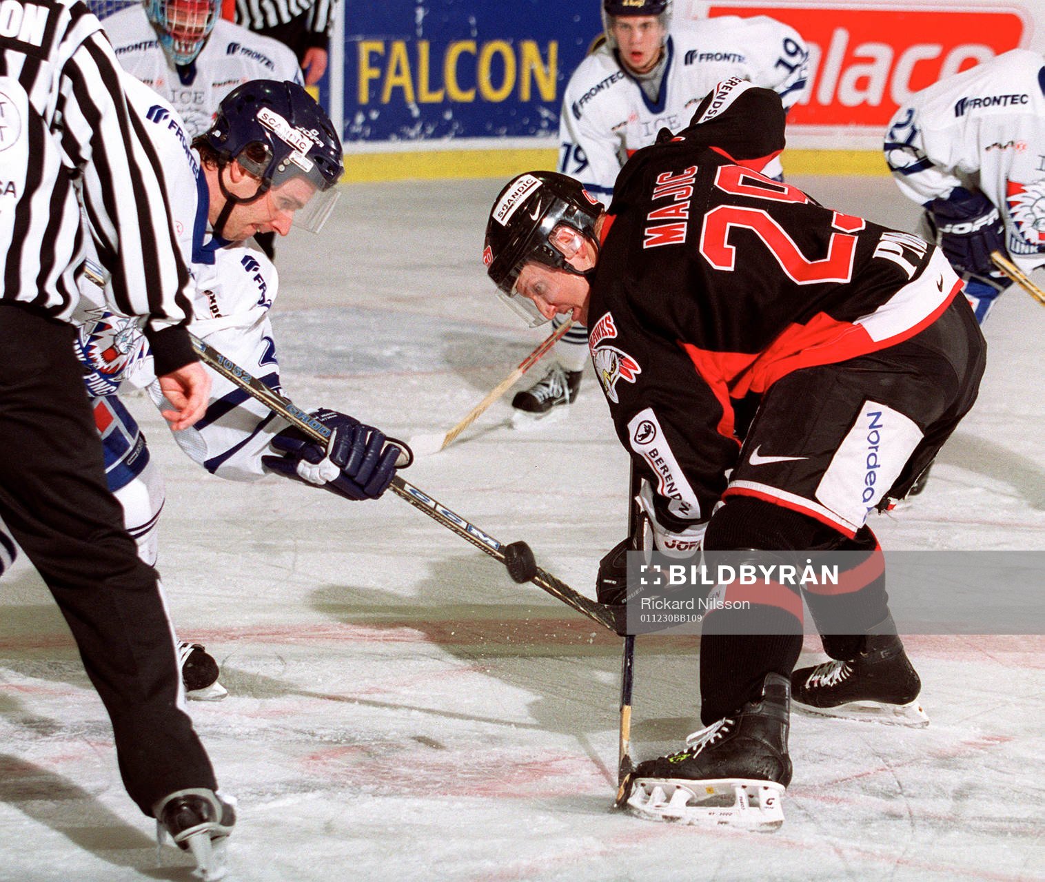 Xavier Majic, Malmö i puckduell med Linköpings Erkki