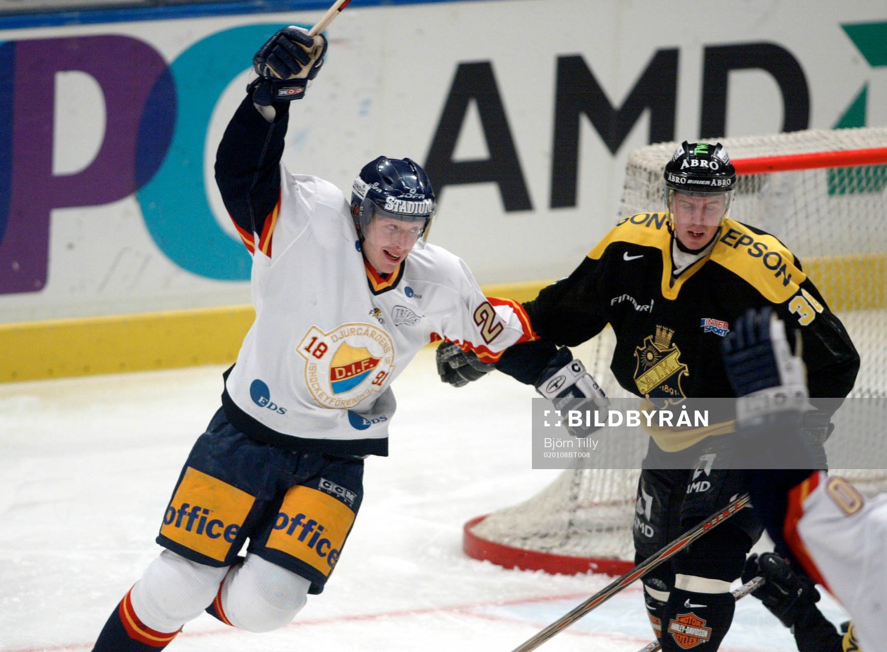 Ishockey, Elitserien. AIK - Djurgården. Edvin Frylén
