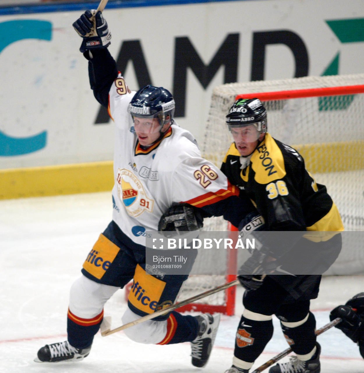 Ishockey, Elitserien. AIK - Djurgården. Edvin Frylén