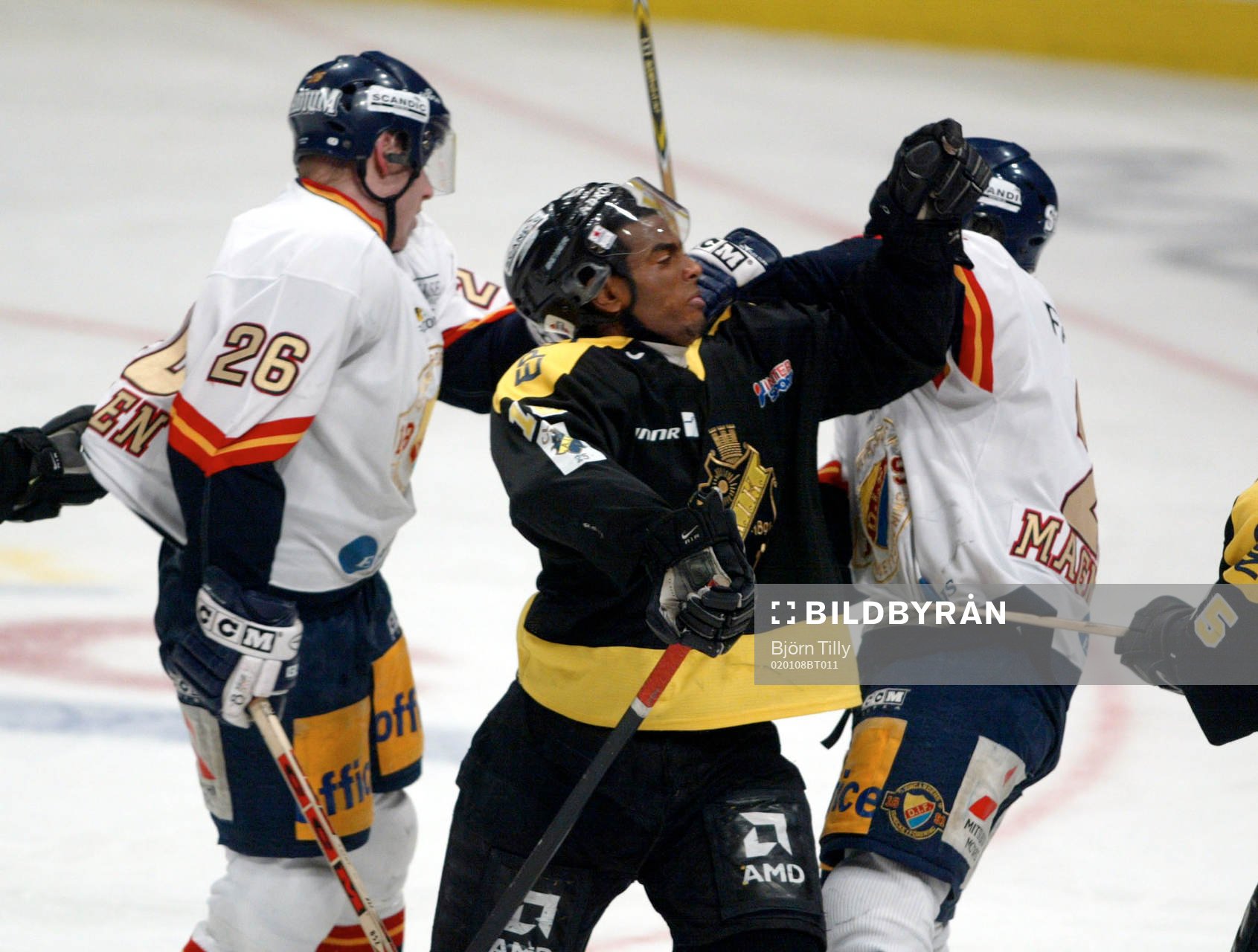 Ishockey, Elitserien. AIK - Djurgården. Yared Hagos, AIK