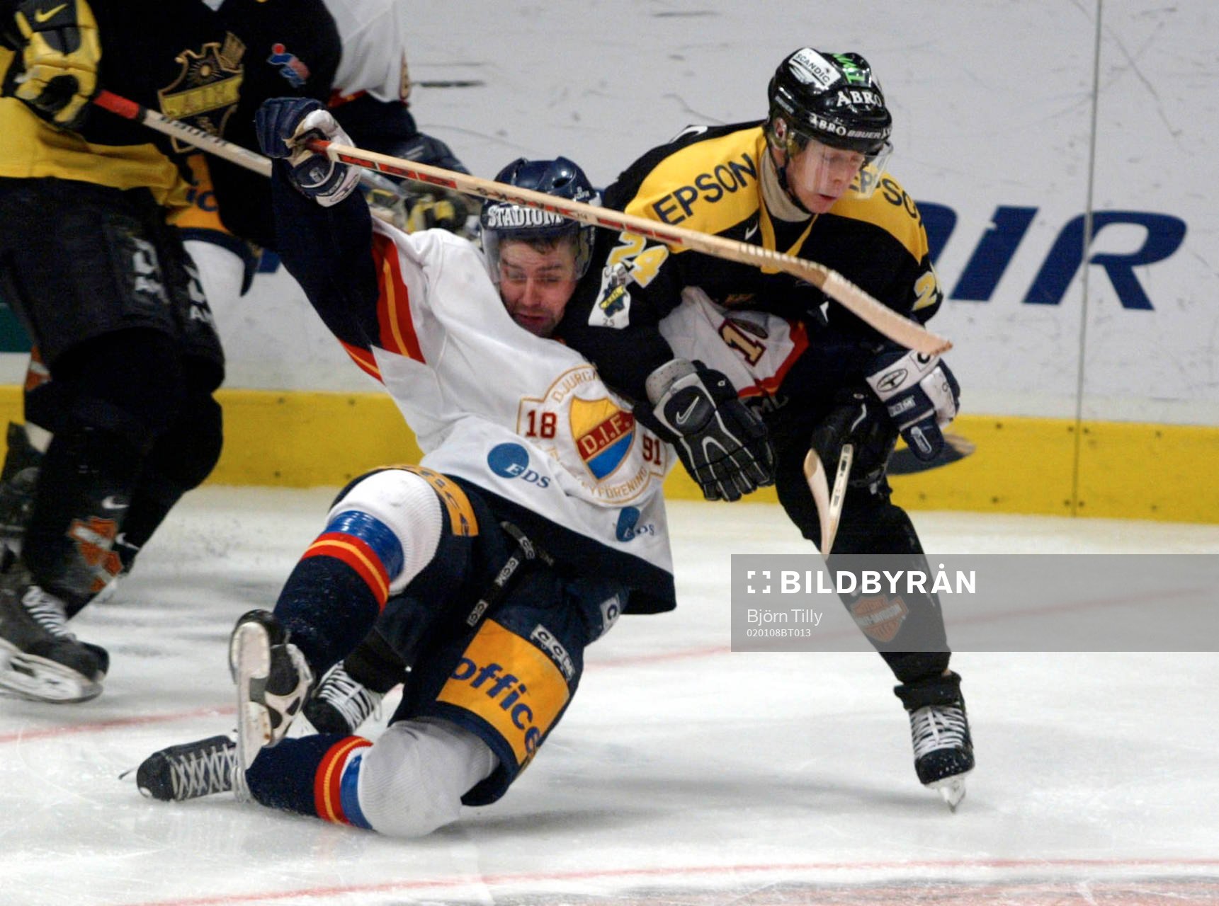Ishockey, Elitserien. AIK - Djurgården. Nichlas Falk, DIF
