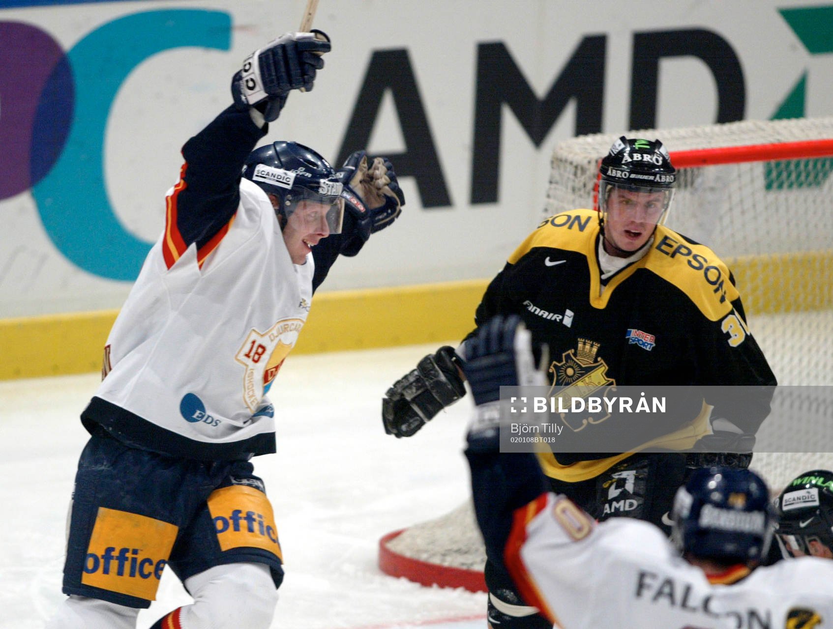 Ishockey, Elitserien. AIK - Djurgården. Edvin Frylén